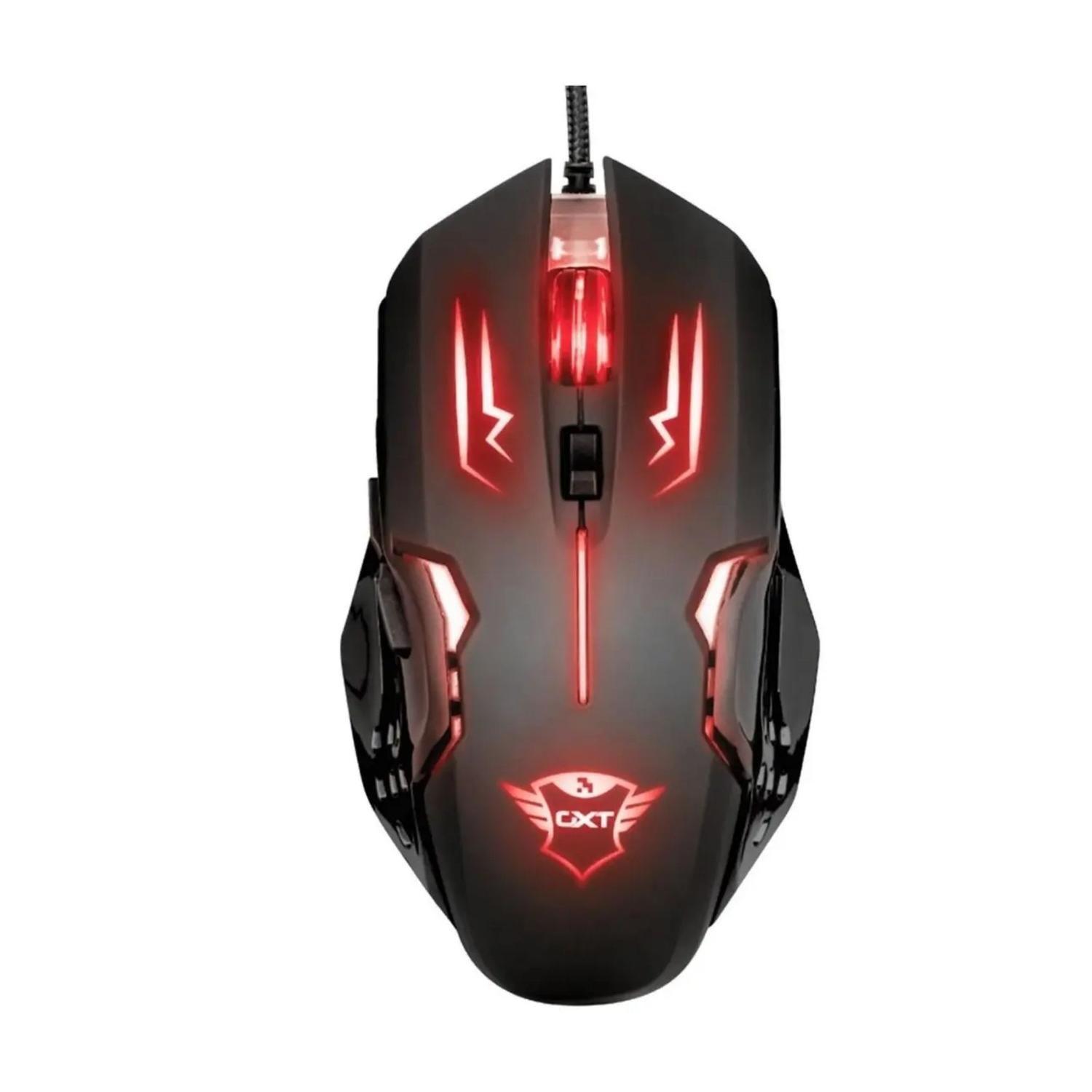 Mouse Gamer Trust GXT 108 Iluminado 6 Botones DPI Ajustable-1