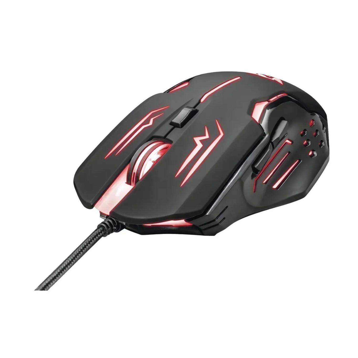 Mouse Gamer Trust GXT 108 Iluminado 6 Botones DPI Ajustable-3