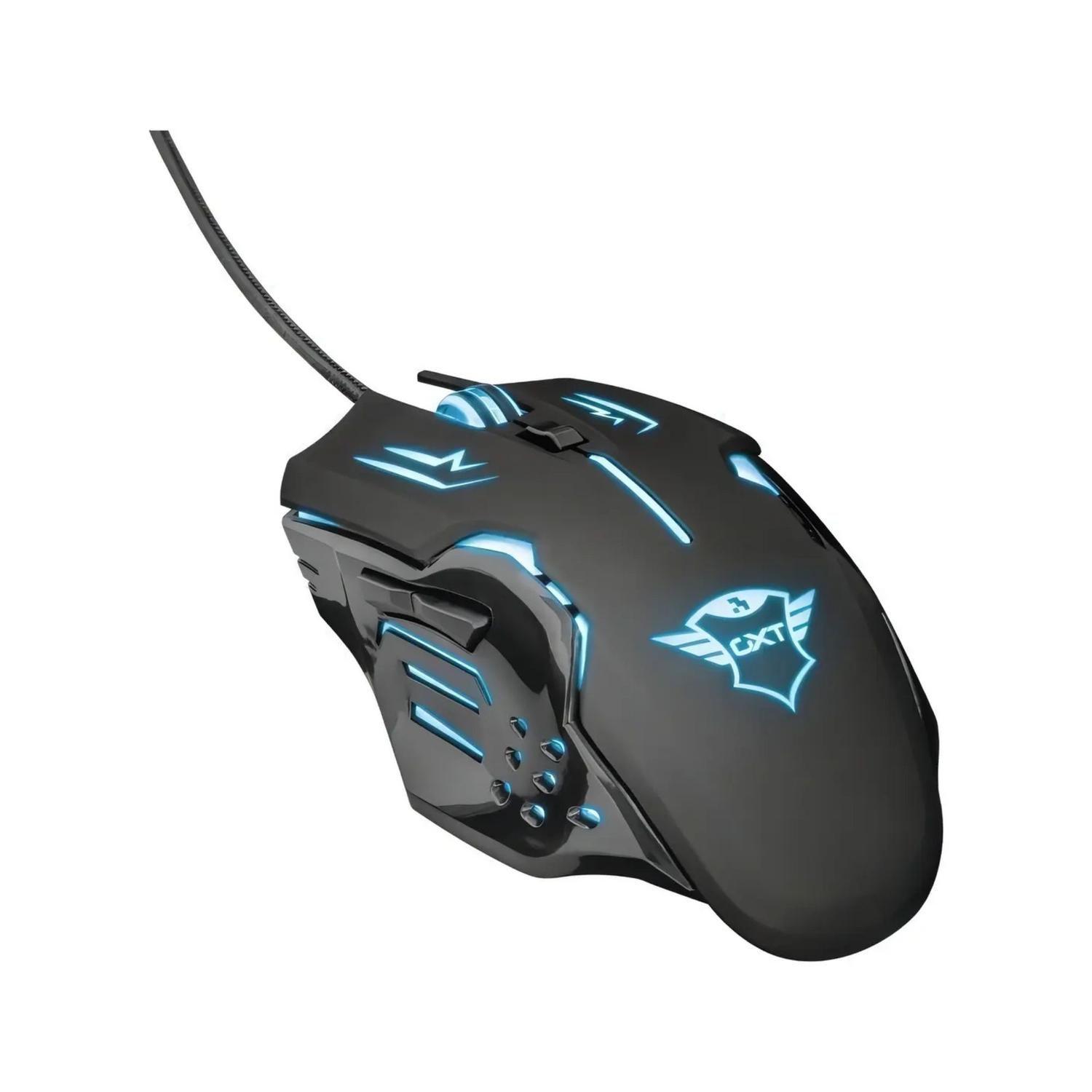 Mouse Gamer Trust GXT 108 Iluminado 6 Botones DPI Ajustable-4