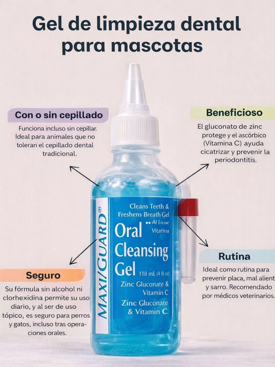 Gel Limpieza Dental MaxiGuard Vitamina C 118 ml-2