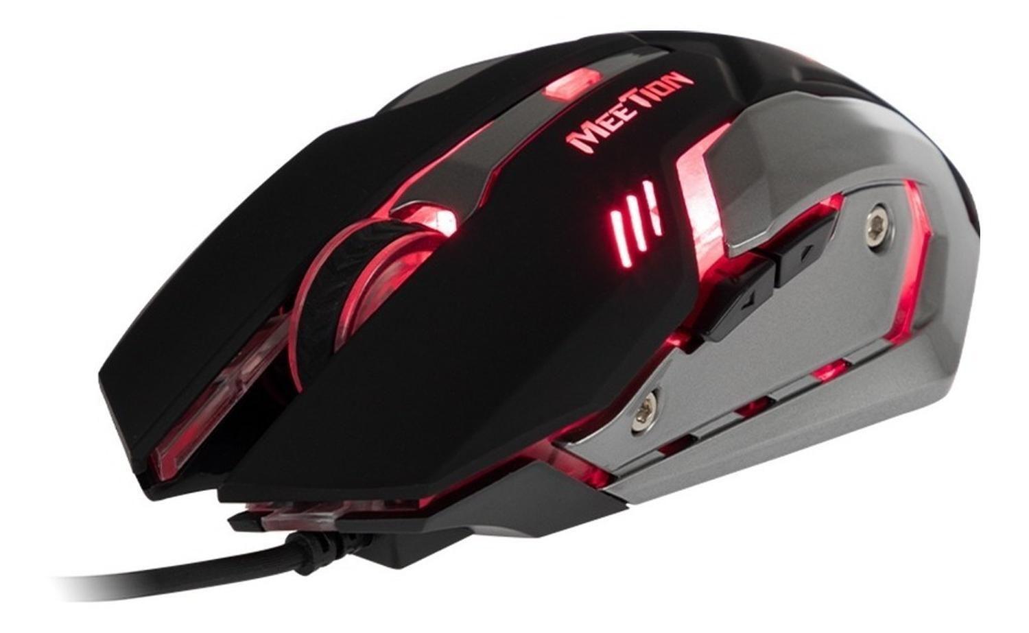 Mouse Gamer Ergonómico Alámbrico Pc Ps4 Xbox M915 Meetion-0