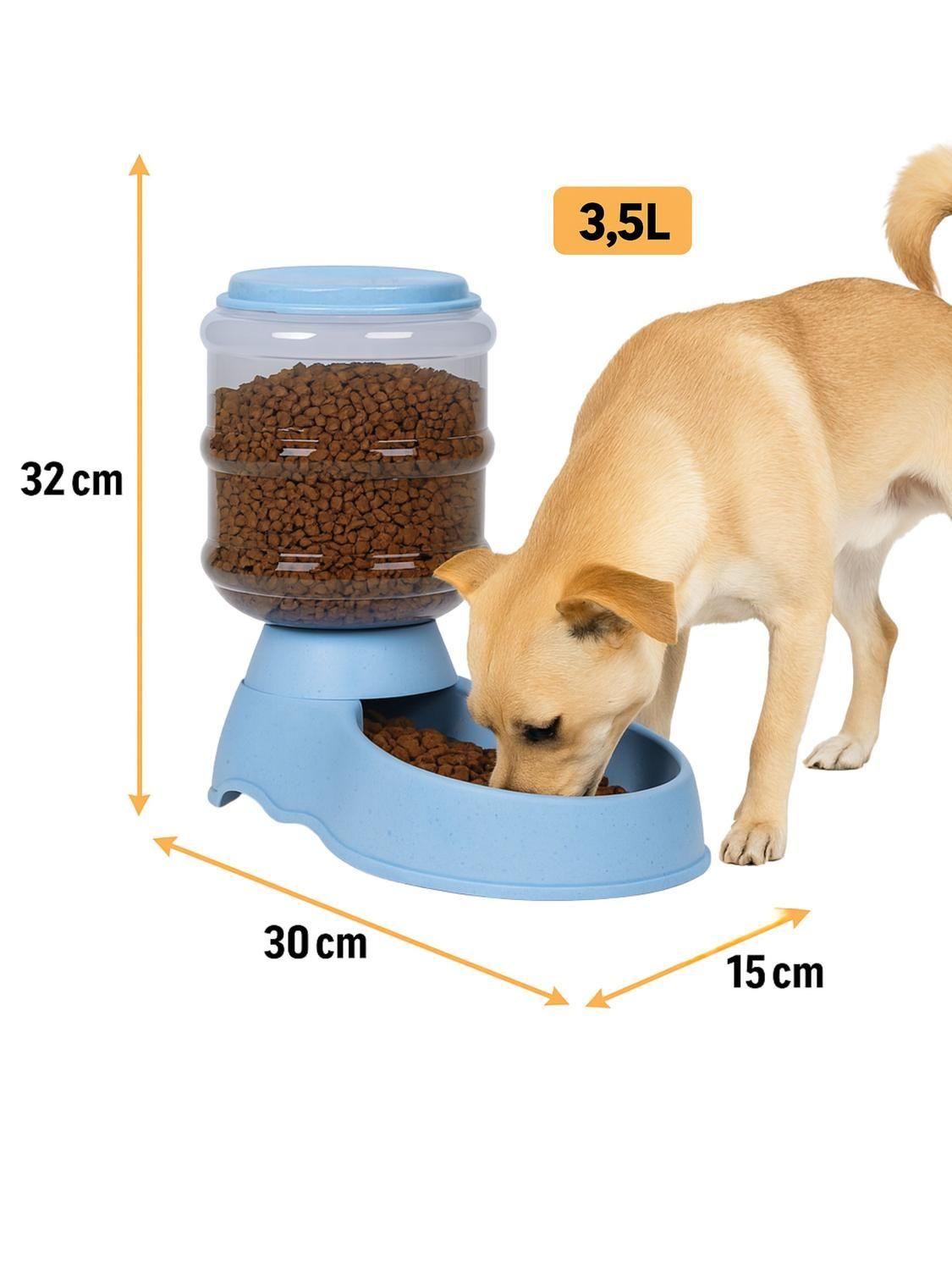 Comedero Automático Mascotas 3.5 L Perros y Gatos-2