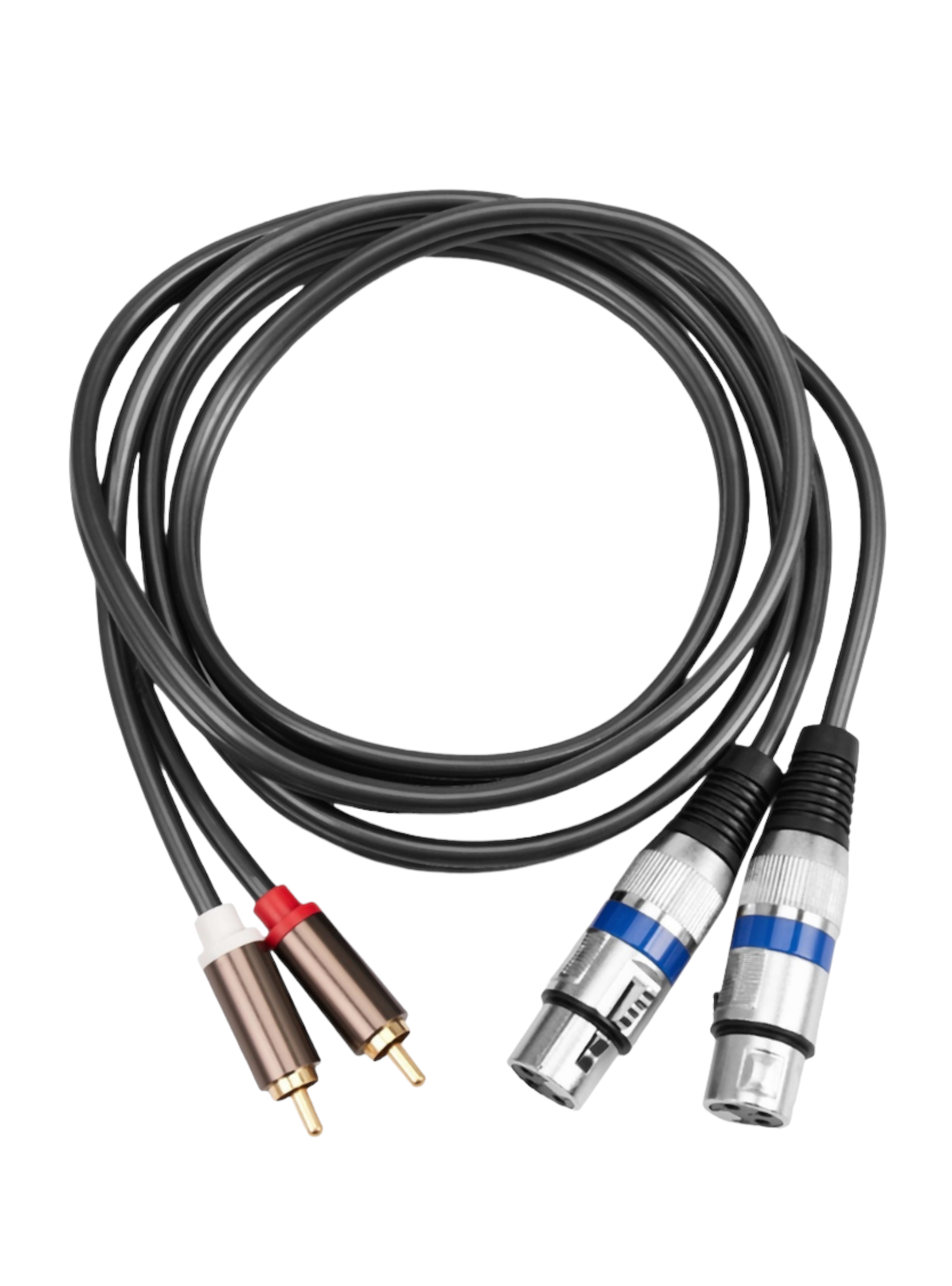 cable xlr hembra a rca de alta calidad 2 metros-0