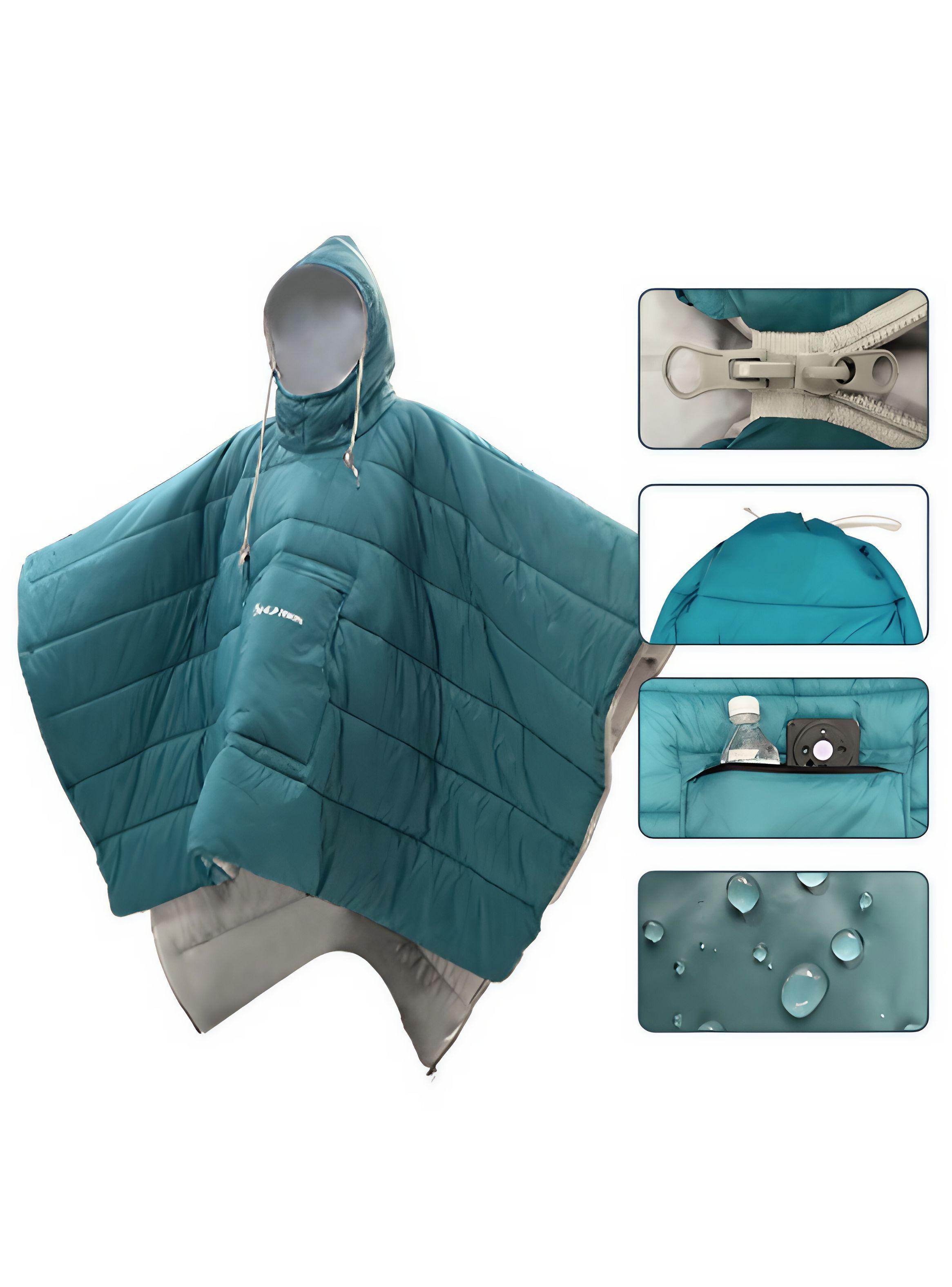 Saco de Dormir Capa DualTrekk WildTravel +5º Camping 1000 g-5