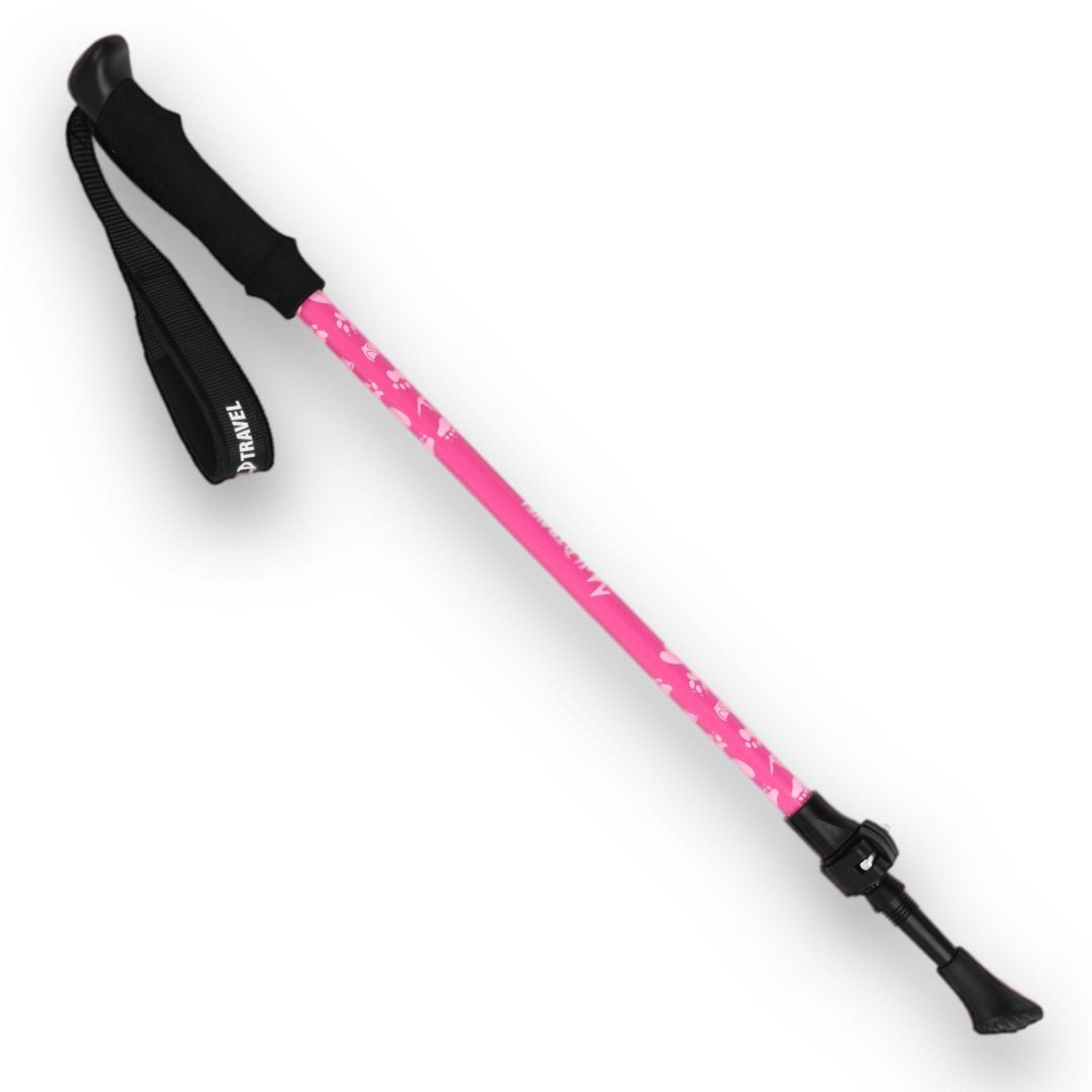 Pack 2 Bastones Trekking Wild Travel Diseñado Para Niños/as Rosado-2