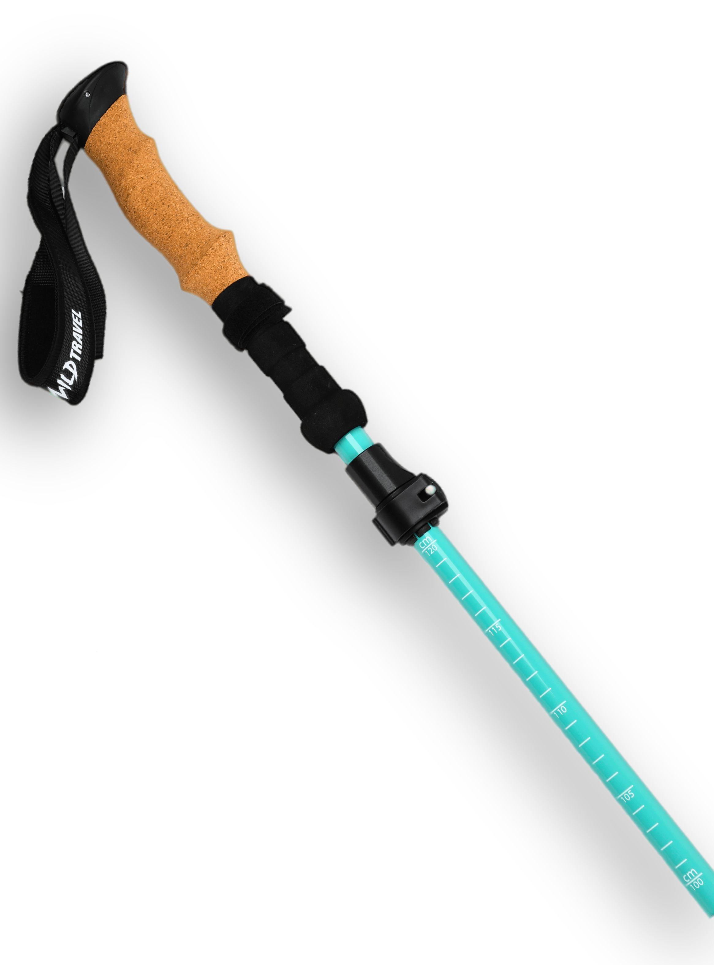 Bastones De Trekking 2 Unidades Par Plegable Aluminio 7075-2