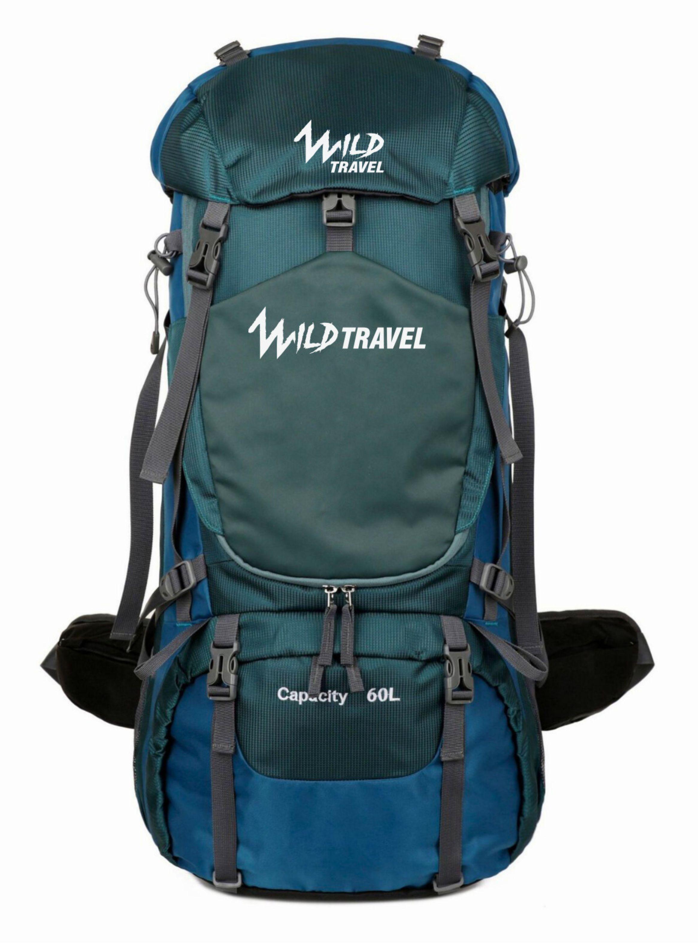 Mochila Trekking y Camping ExploreTrail 60 litros WildTravel-2