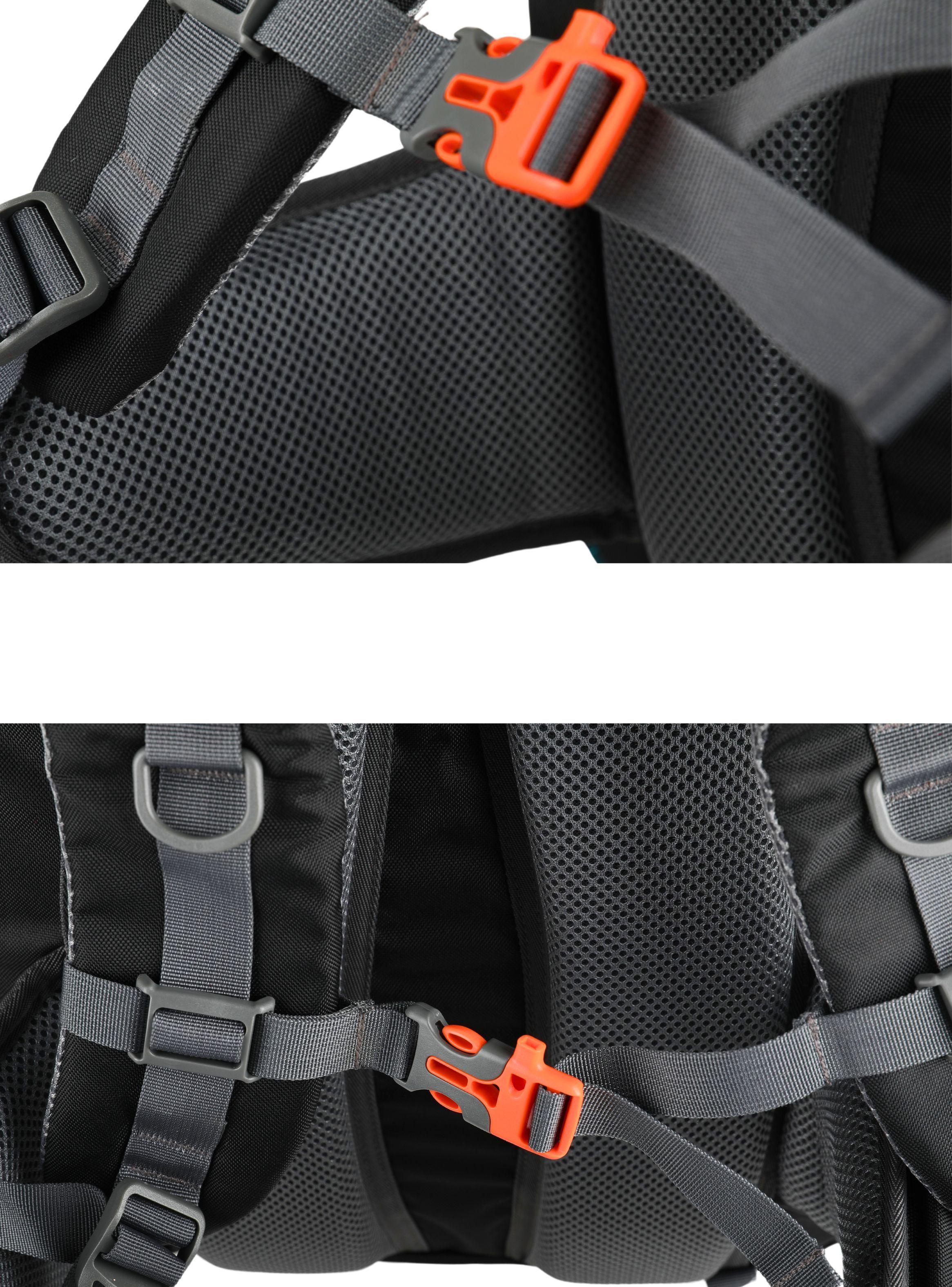 Mochila Trekking y Camping ExploreTrail 60 litros WildTravel-5