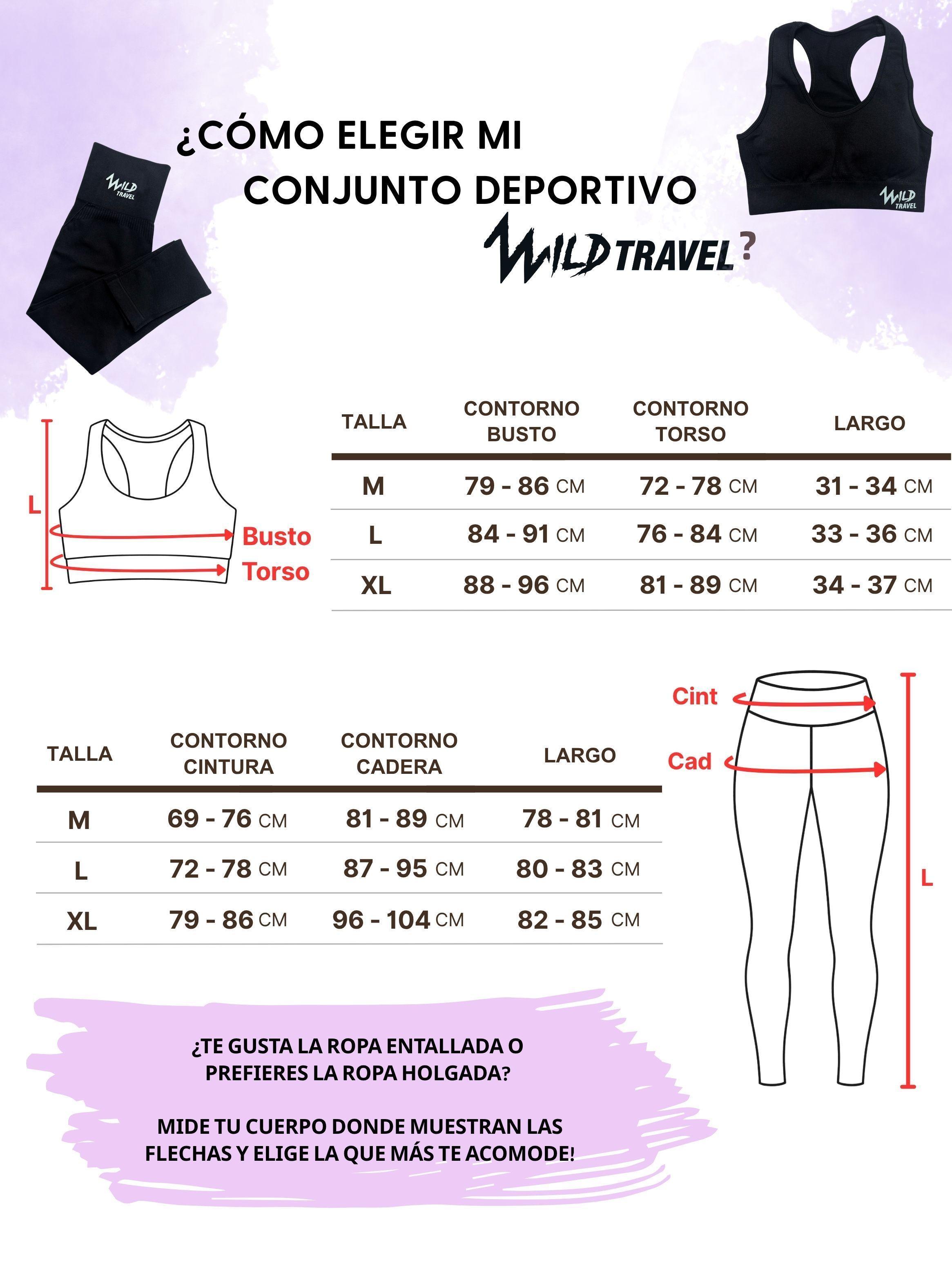 Conjunto Deportivo Set Peto y Calza Negro Midnight Flow Traje Mujer WildTravel-6