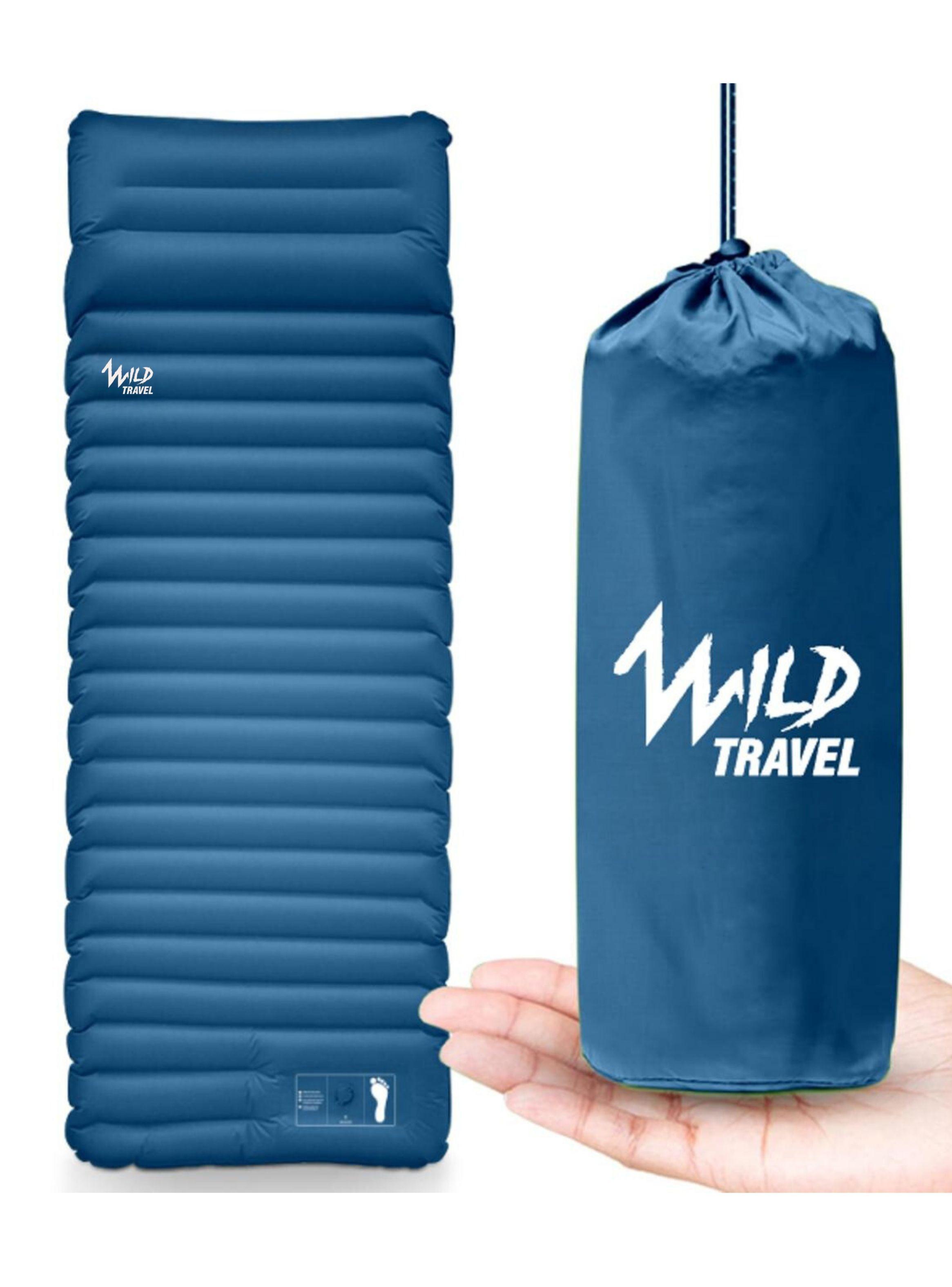 Colchoneta Inflable De Trekking y Camping Ultraligera TrailMat Wild Travel-1