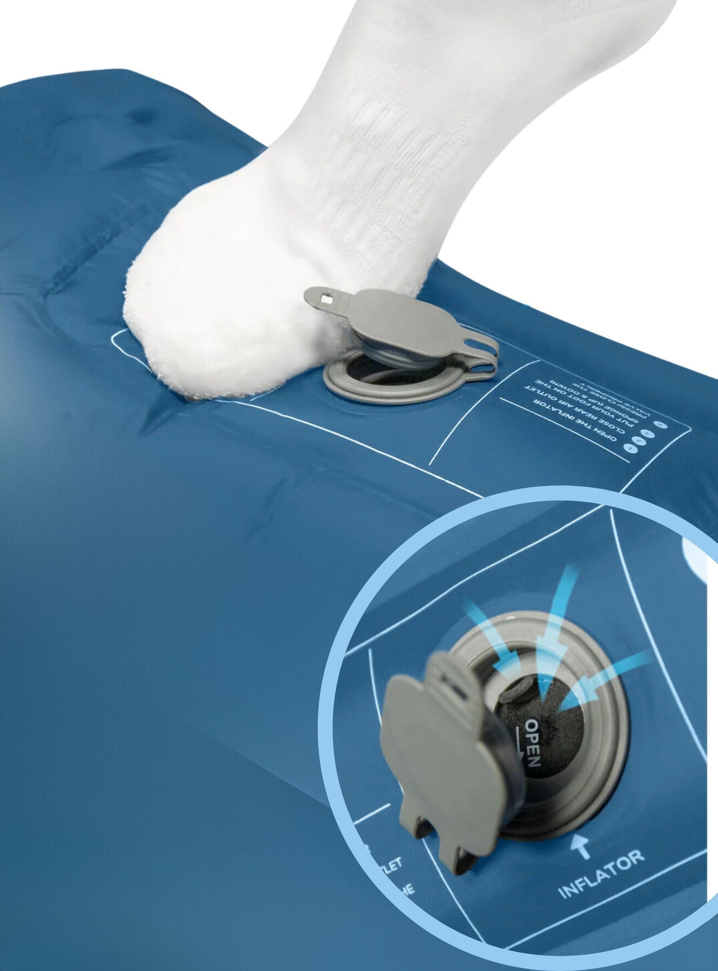 Colchoneta 1 Cuerpo Inflable De Trekking y Camping Ultraligera TrailMat Wild Travel-5