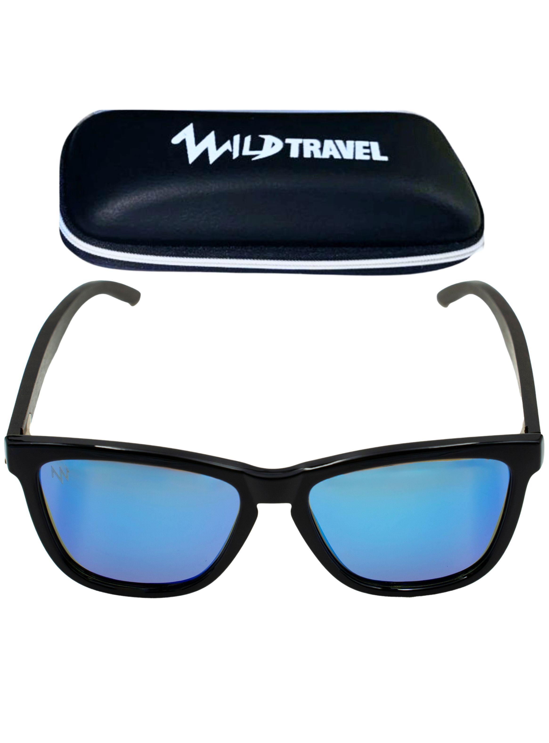 Gafas Lentes De Sol Wild Travel Bambú Uv400 Madera + Estuche Espejados-5
