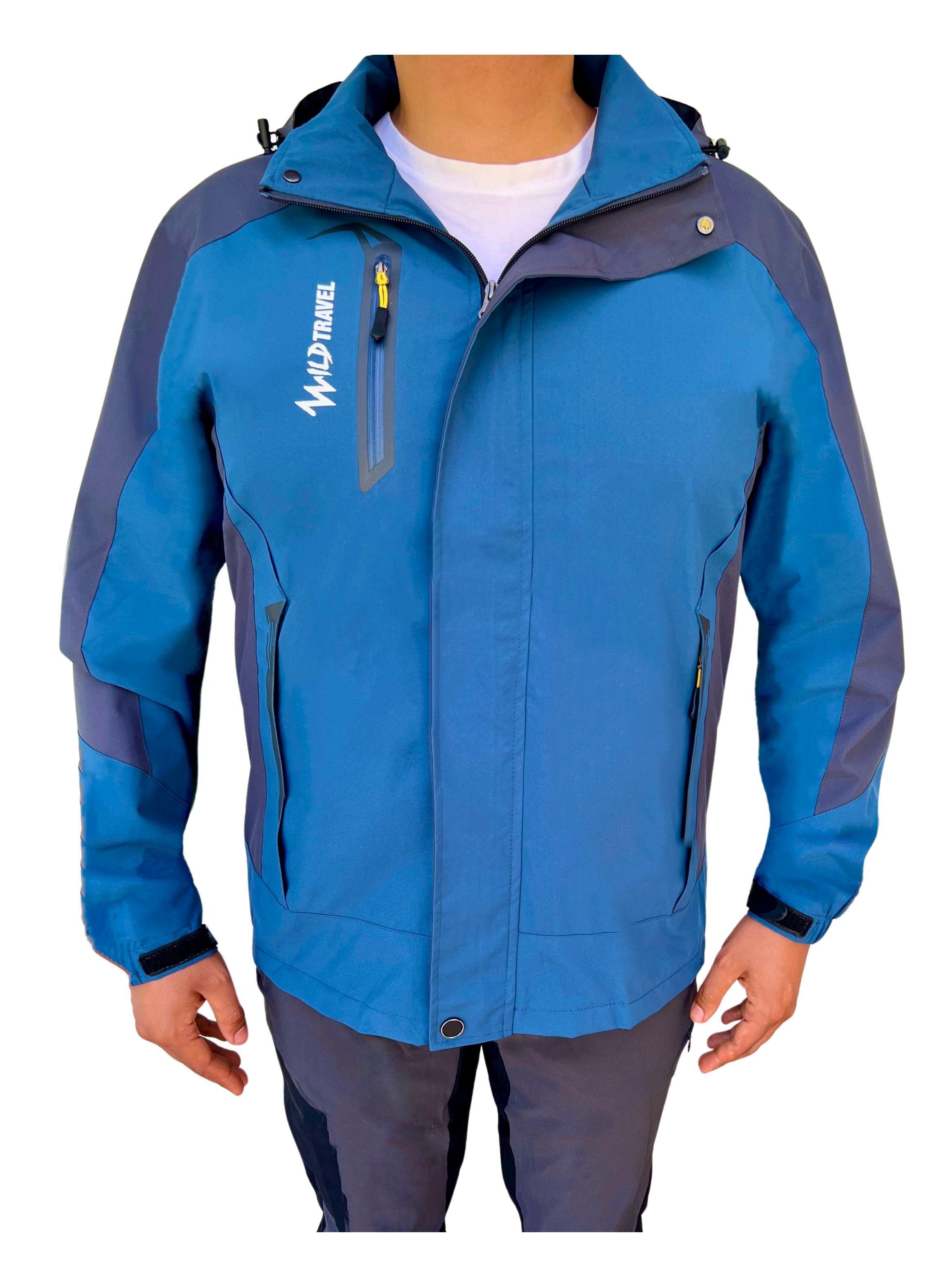 Chaqueta Corta Viento Impermeable Premium Wild Travel Hombre-2