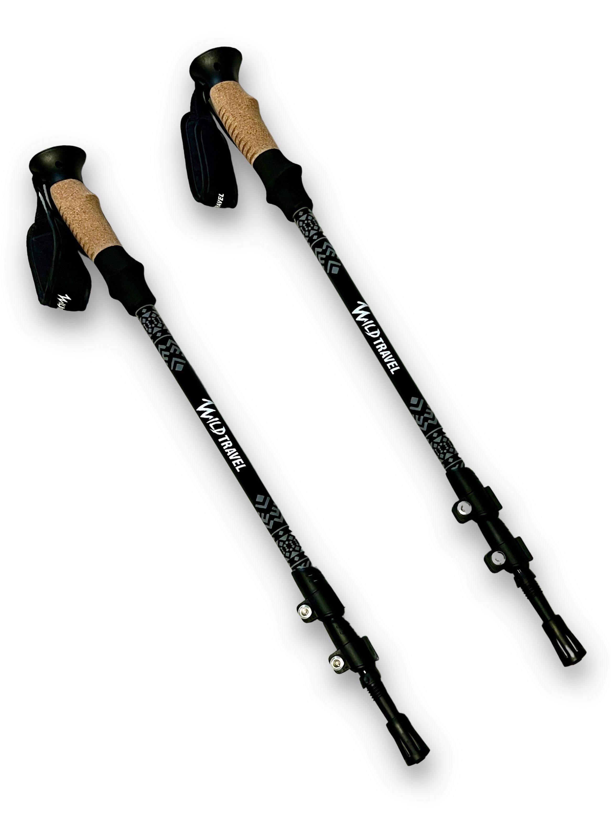 Bastones de Trekking Wild Travel 2 unidades Celeste-2