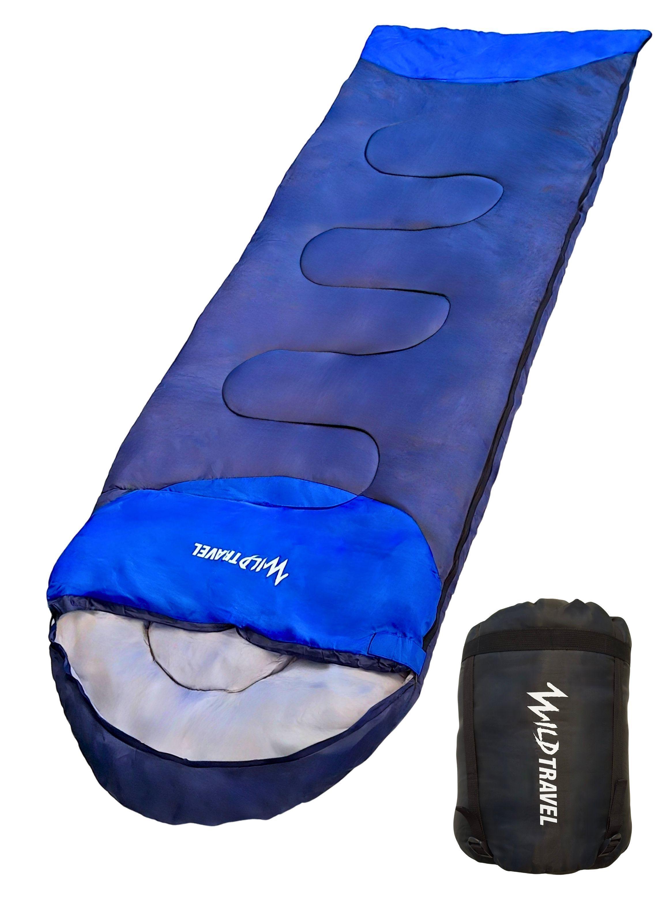 Saco De Dormir Extremo Wild Travel -15° +10° Azul 1800g-0