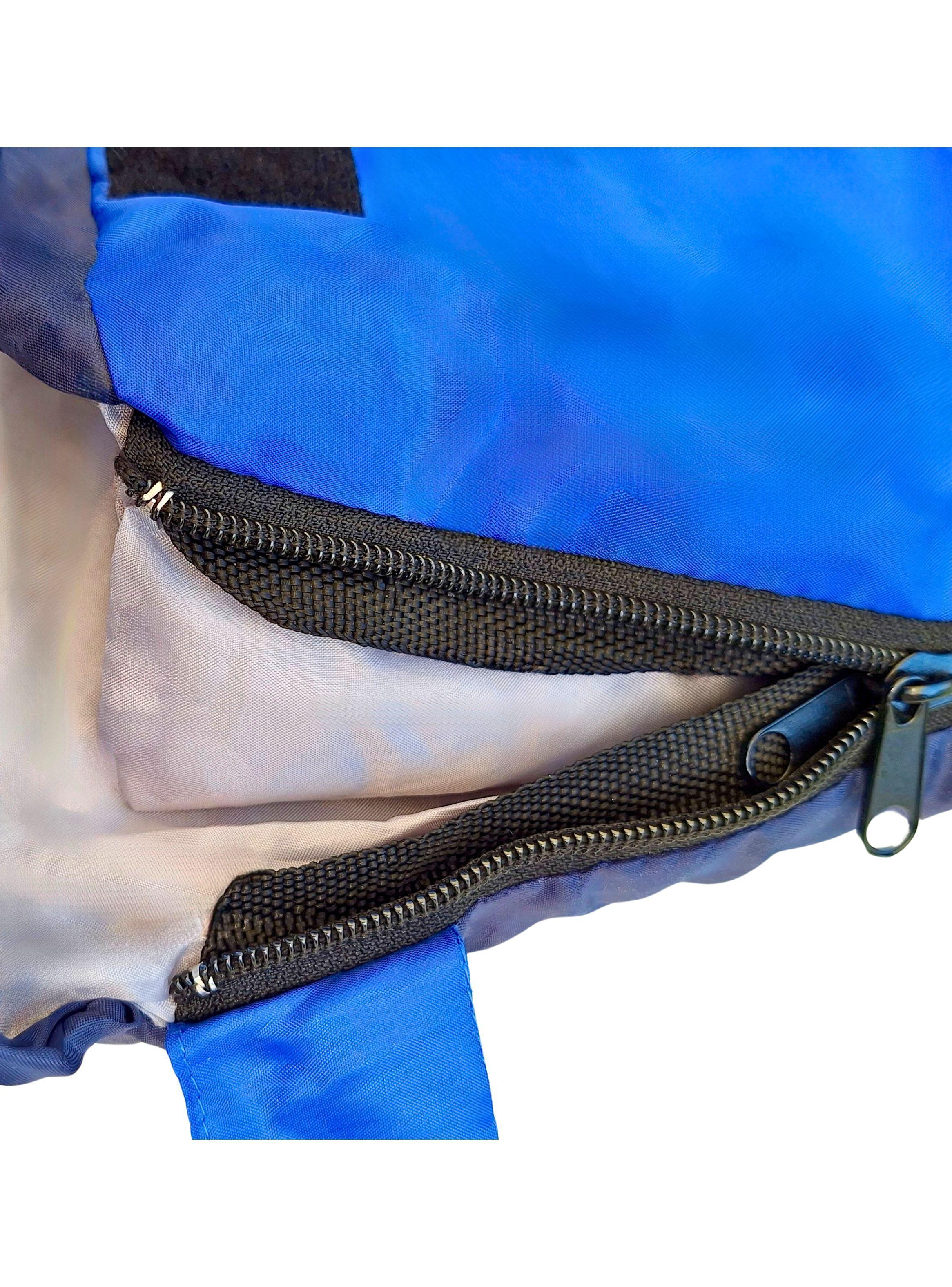 Saco De Dormir Extremo Wild Travel -15° +10° Azul 1800g-4