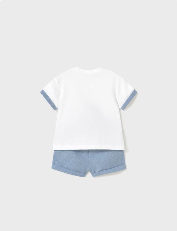 CONJUNTO 4 PIEZAS SHORT + CAMISETA BORDADA-3