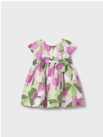 VESTIDO CEREMONIA ESTAMPADO FLORES-0