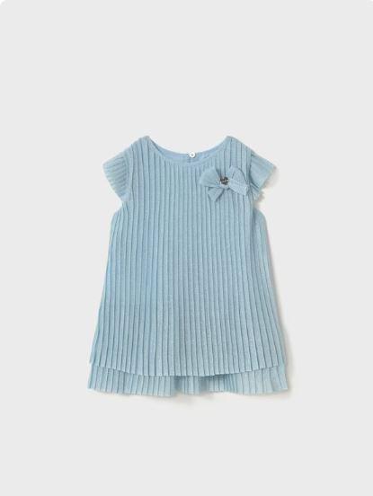 VESTIDO TUL PLISADO-0