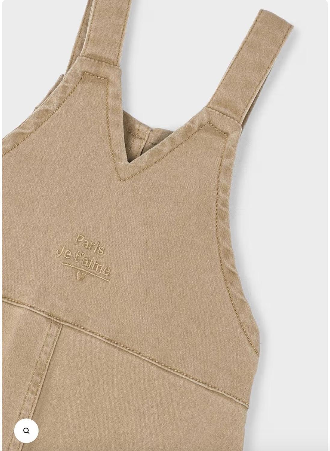 Jardinera española sarga delavada beige-3