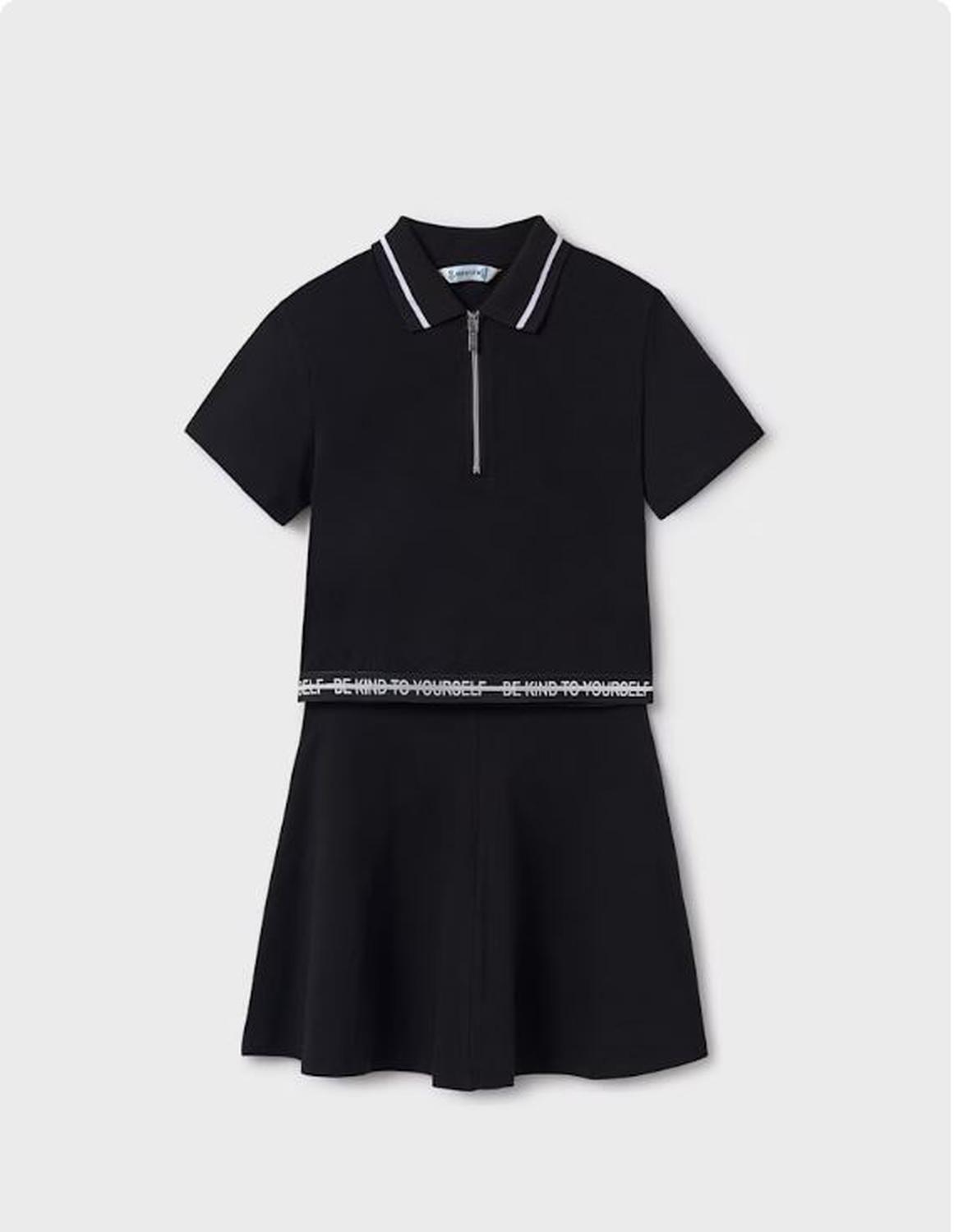 Conjunto falda y polera deportiva-0