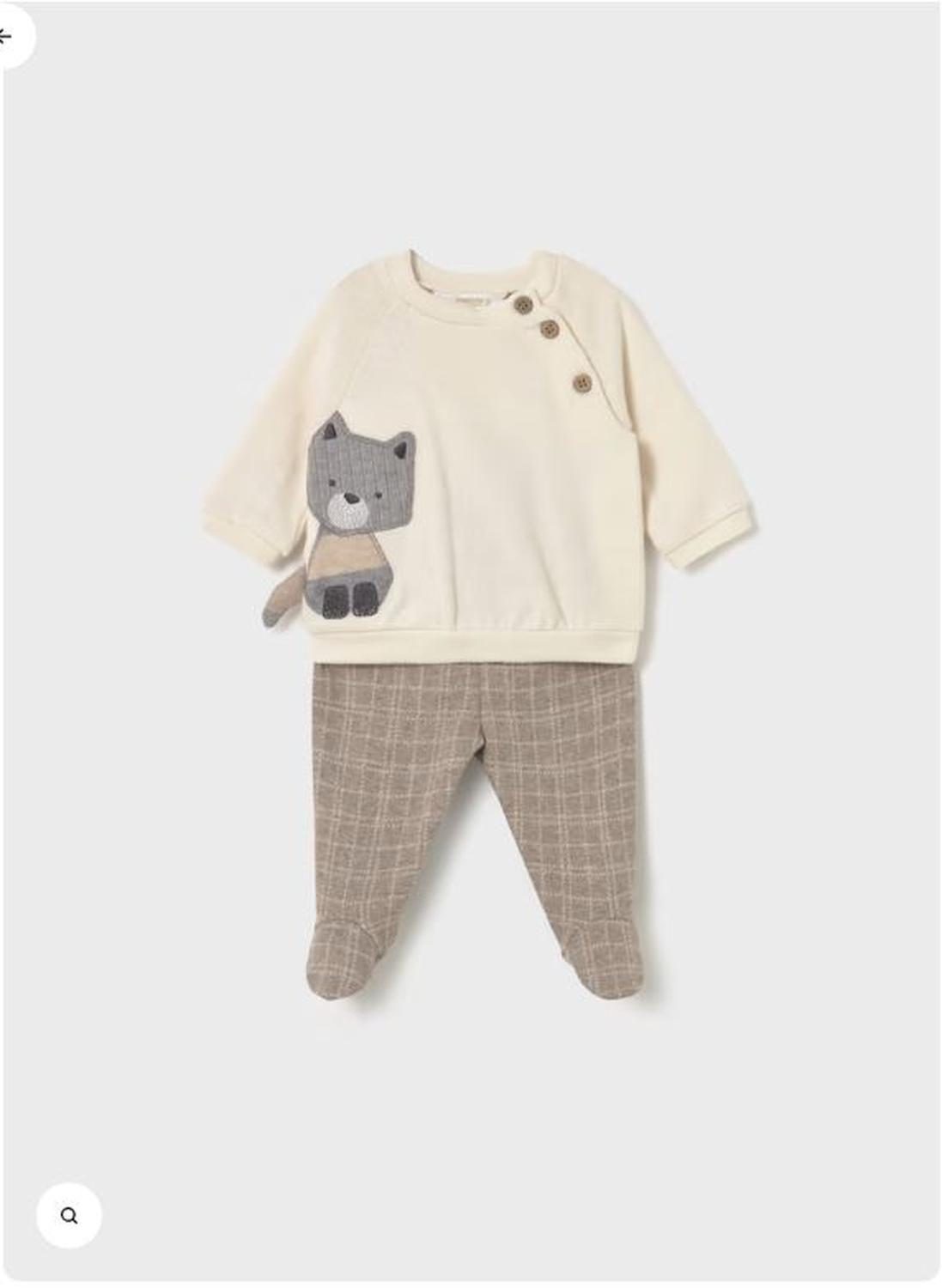 Conjunto polaina con sweter-0