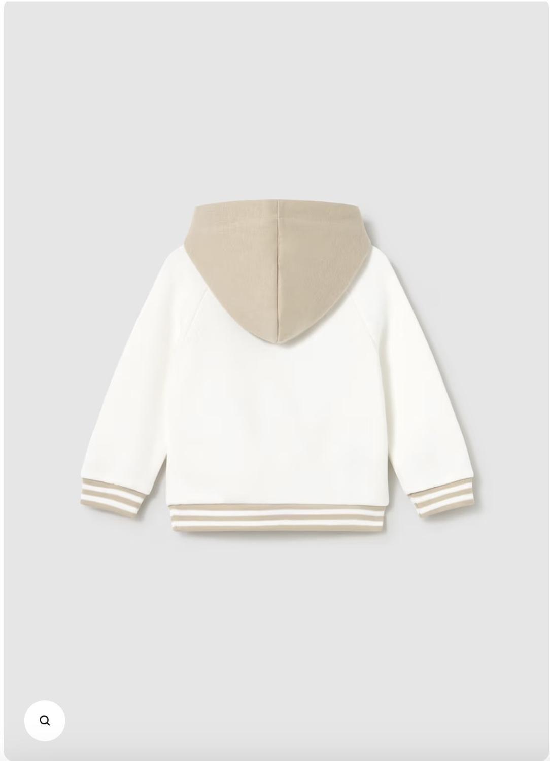 Pullover Capucha serigrafia de adorno.-2