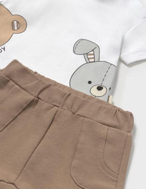 CONJUNTO POLERA + SHORT BEBÉ-2