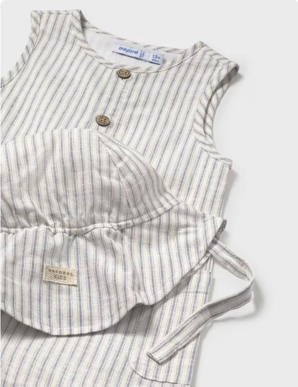 Peto corto con gorro bebé niño-1