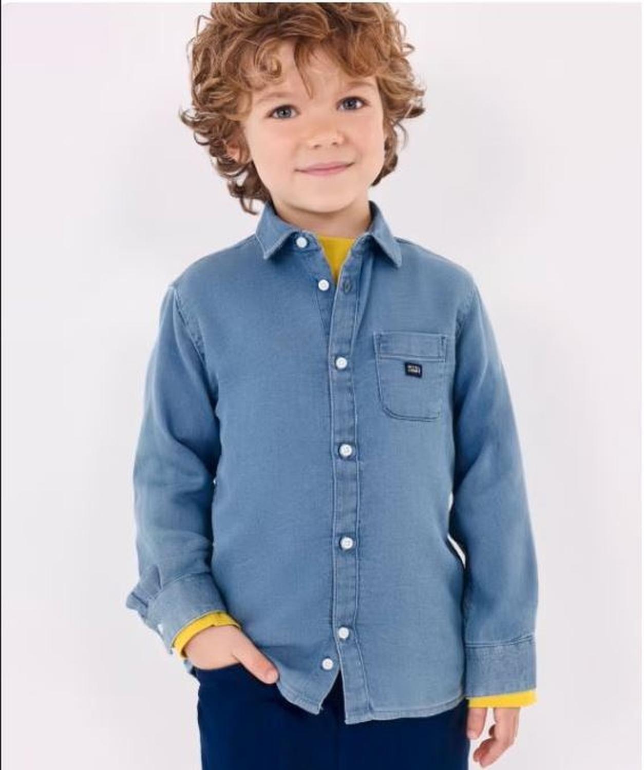 Camisa mezclilla niño-1