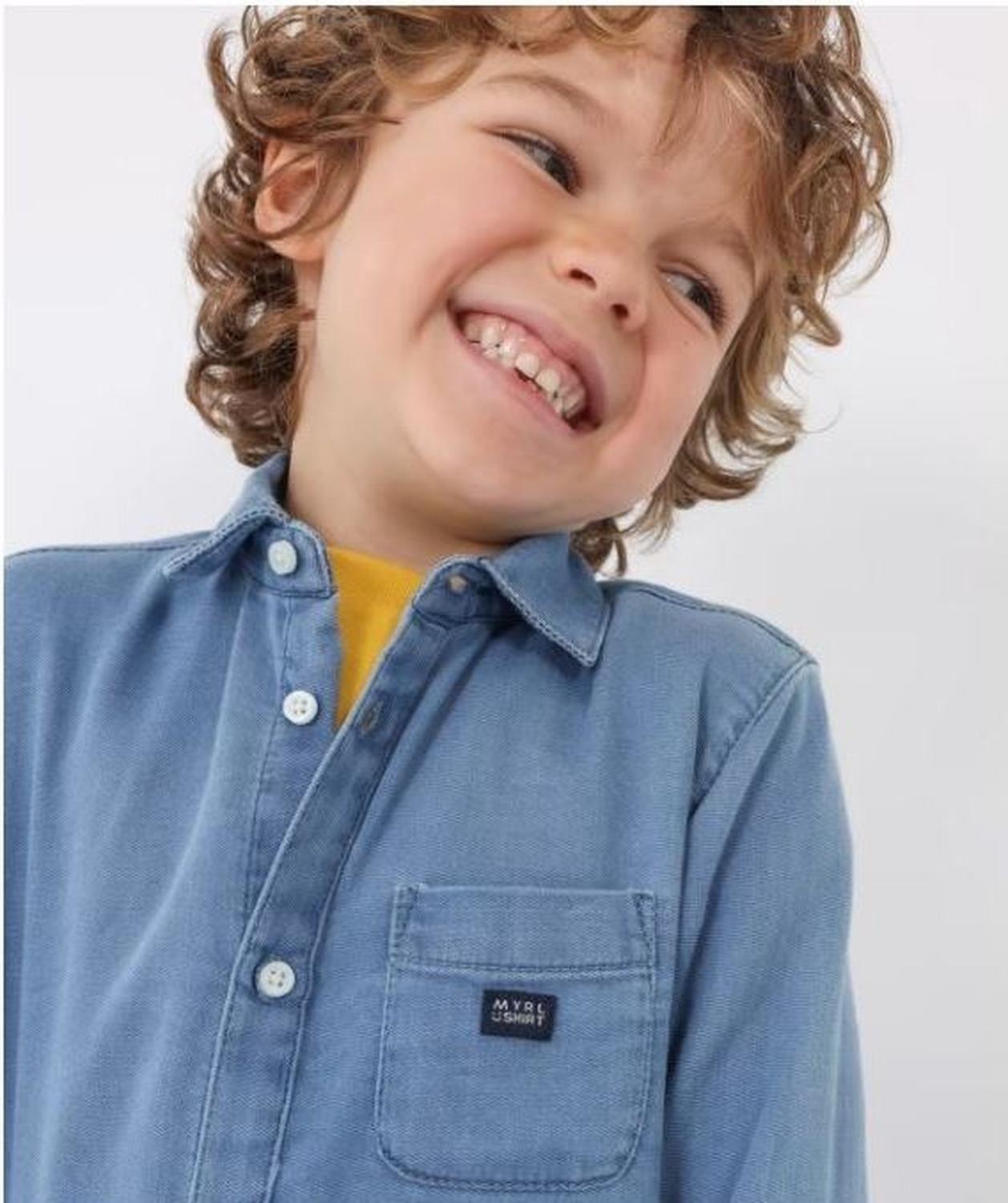 Camisa mezclilla niño-2