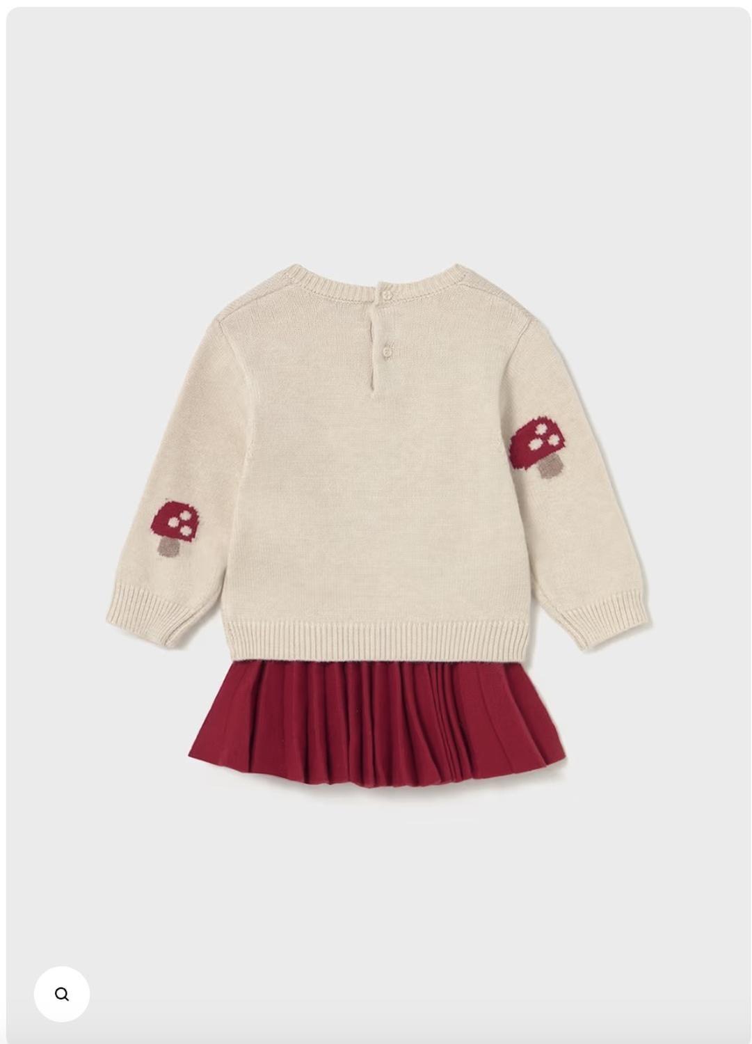 Conjunto Falda y jersey de punto.-2