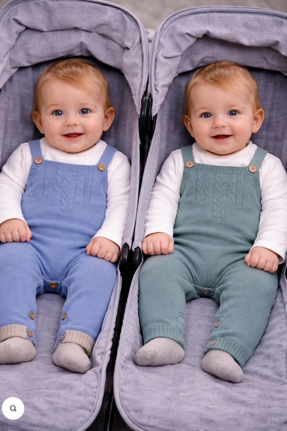 Conjunto jardinera celeste 3 piezas recién nacido-1