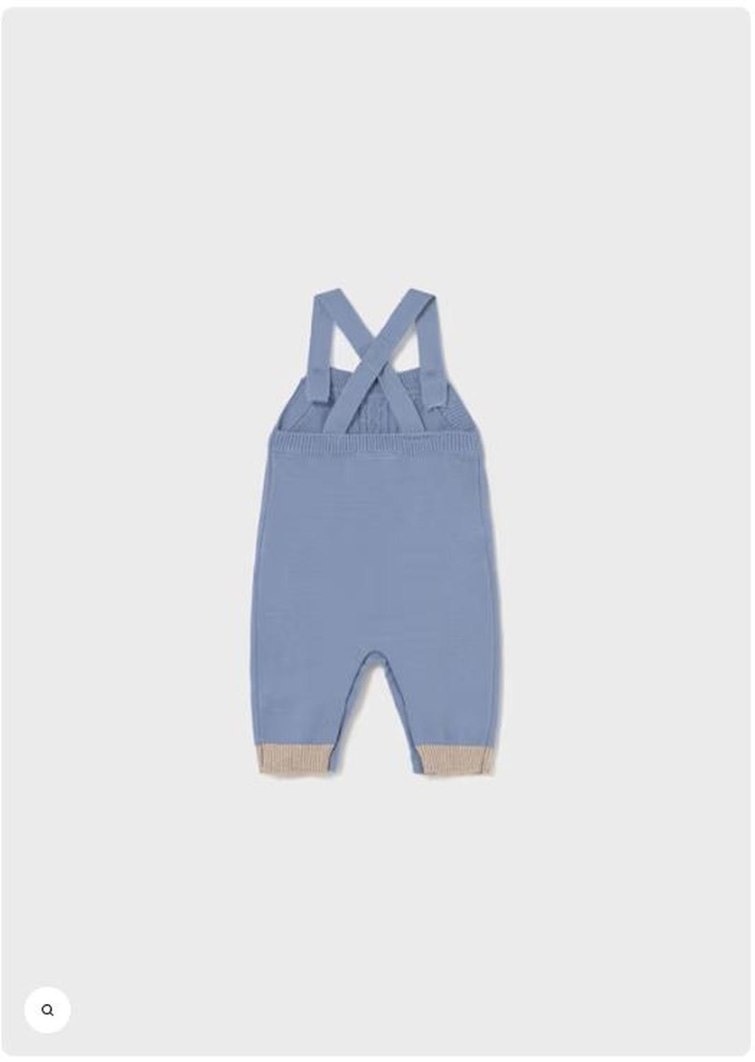 Conjunto jardinera celeste 3 piezas recién nacido-3