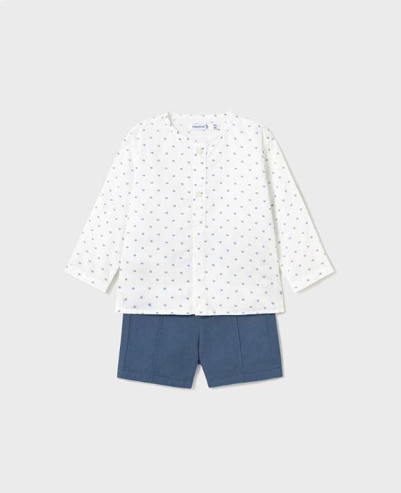 CONJUNTO CAMISA ESTAMPADA + BERMUDA-0