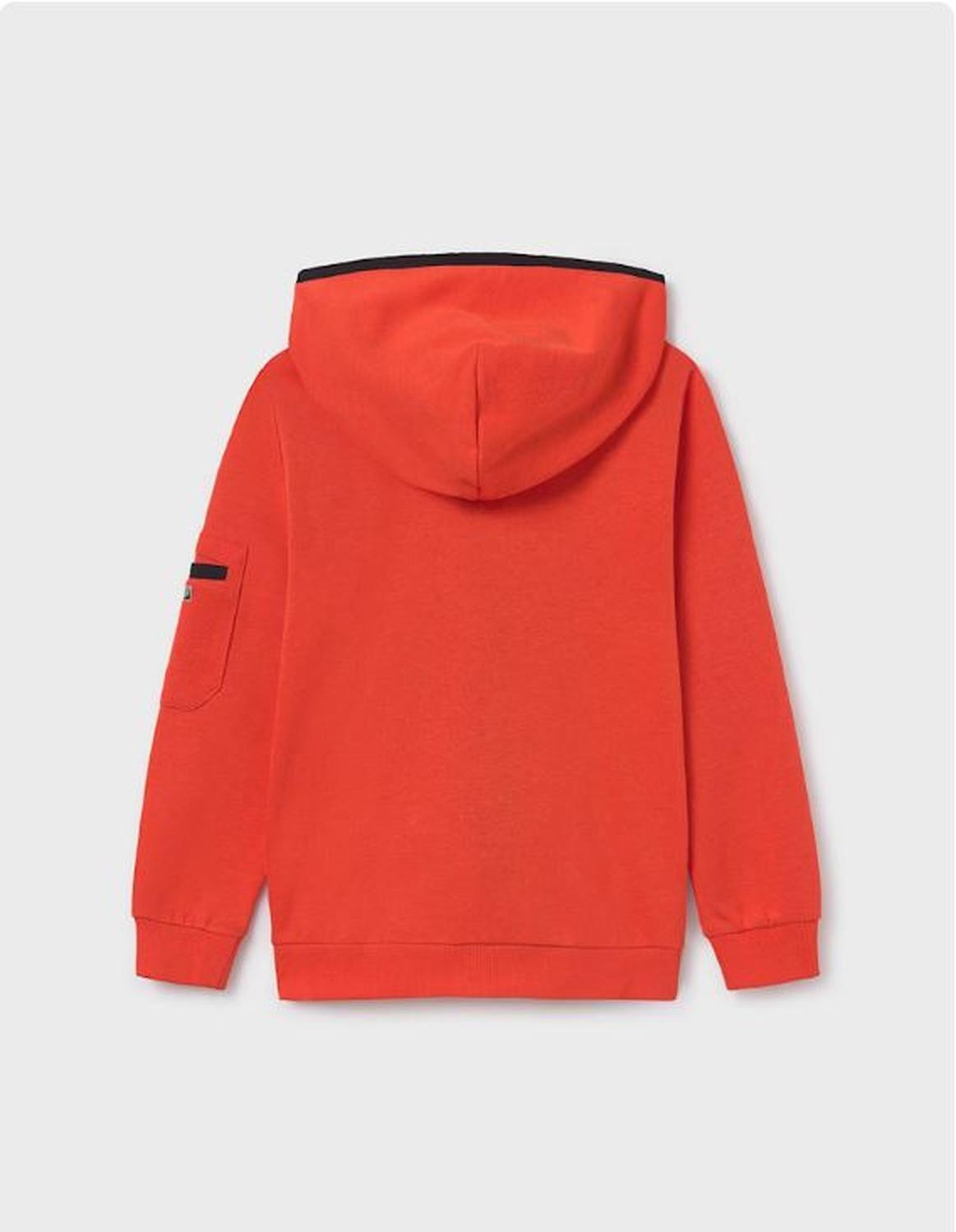 Sudadera cremallera contrastes chicos-2