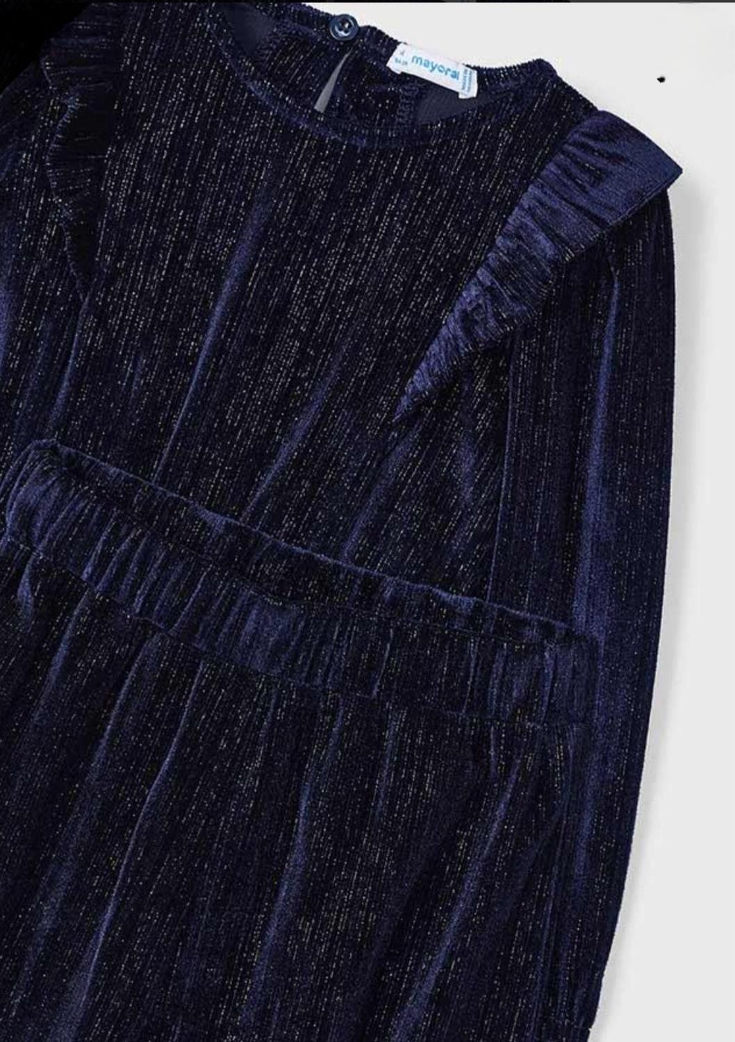 Conjunto pantalón y blusa terciopelo-1