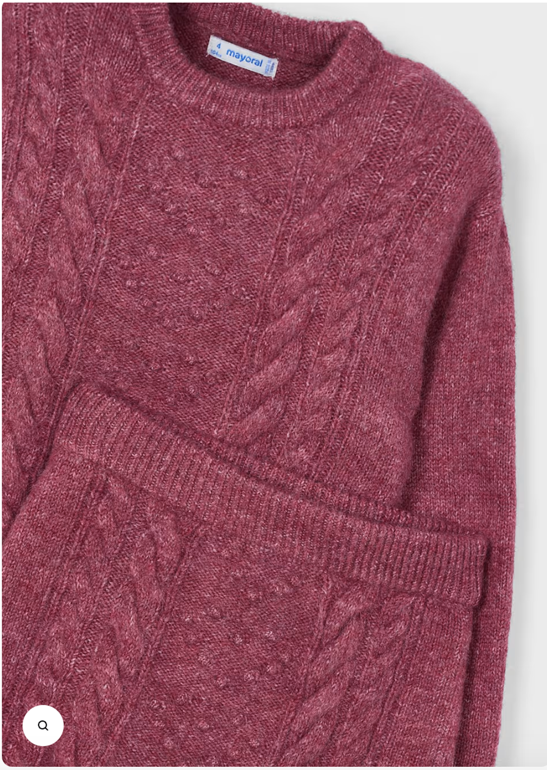 Conjunto de jersey, falda con volantes en el bajo.-2