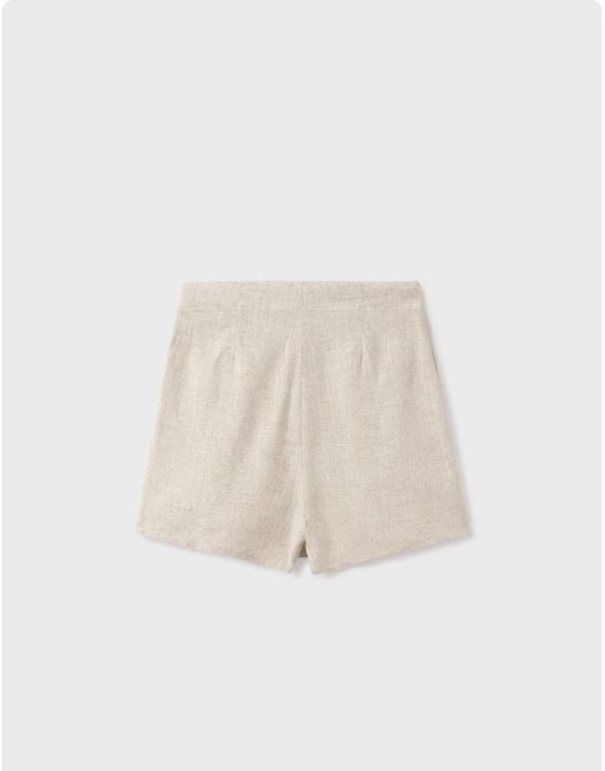 Falda pantalón con lino chicas-2