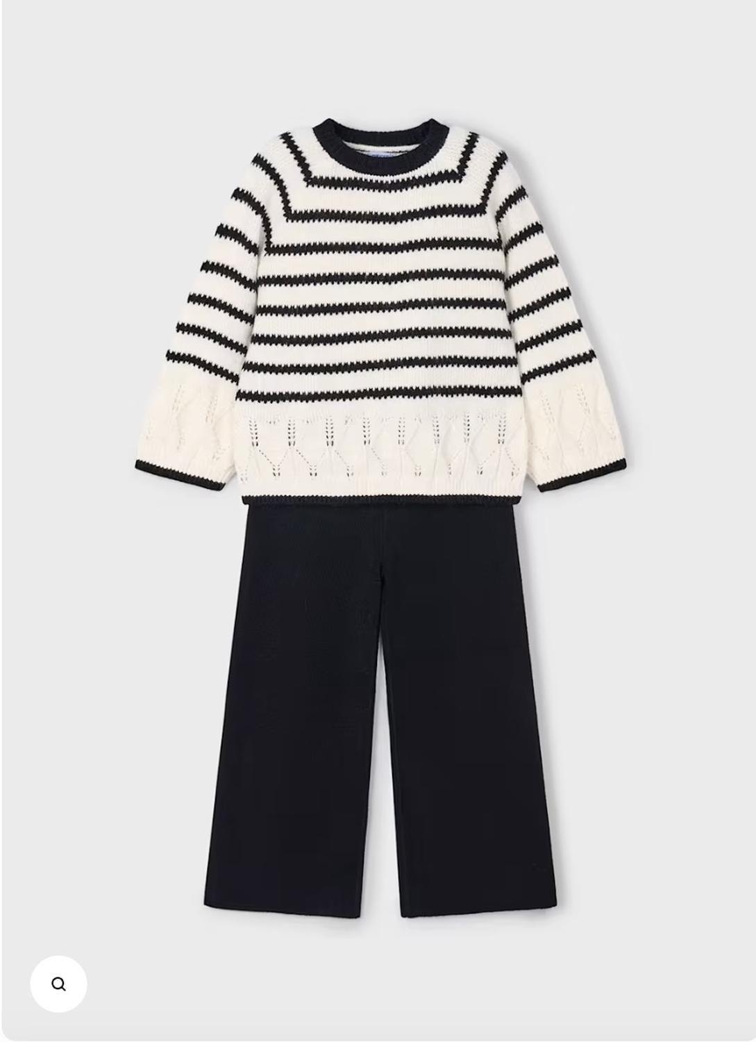 Conj. Jersey con Pantalon largo a juego para niña.-0