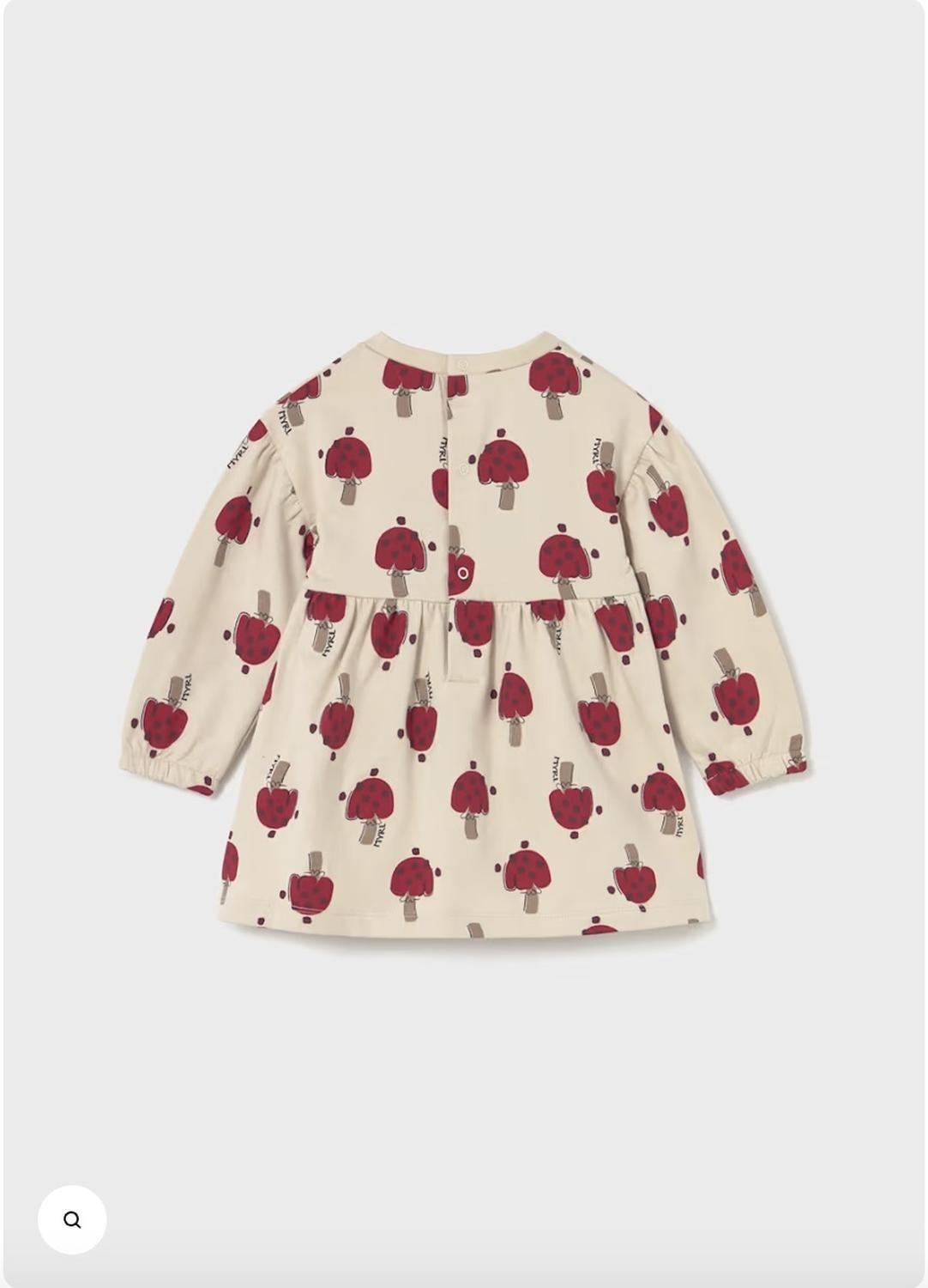 Vestido felpa estampado-1