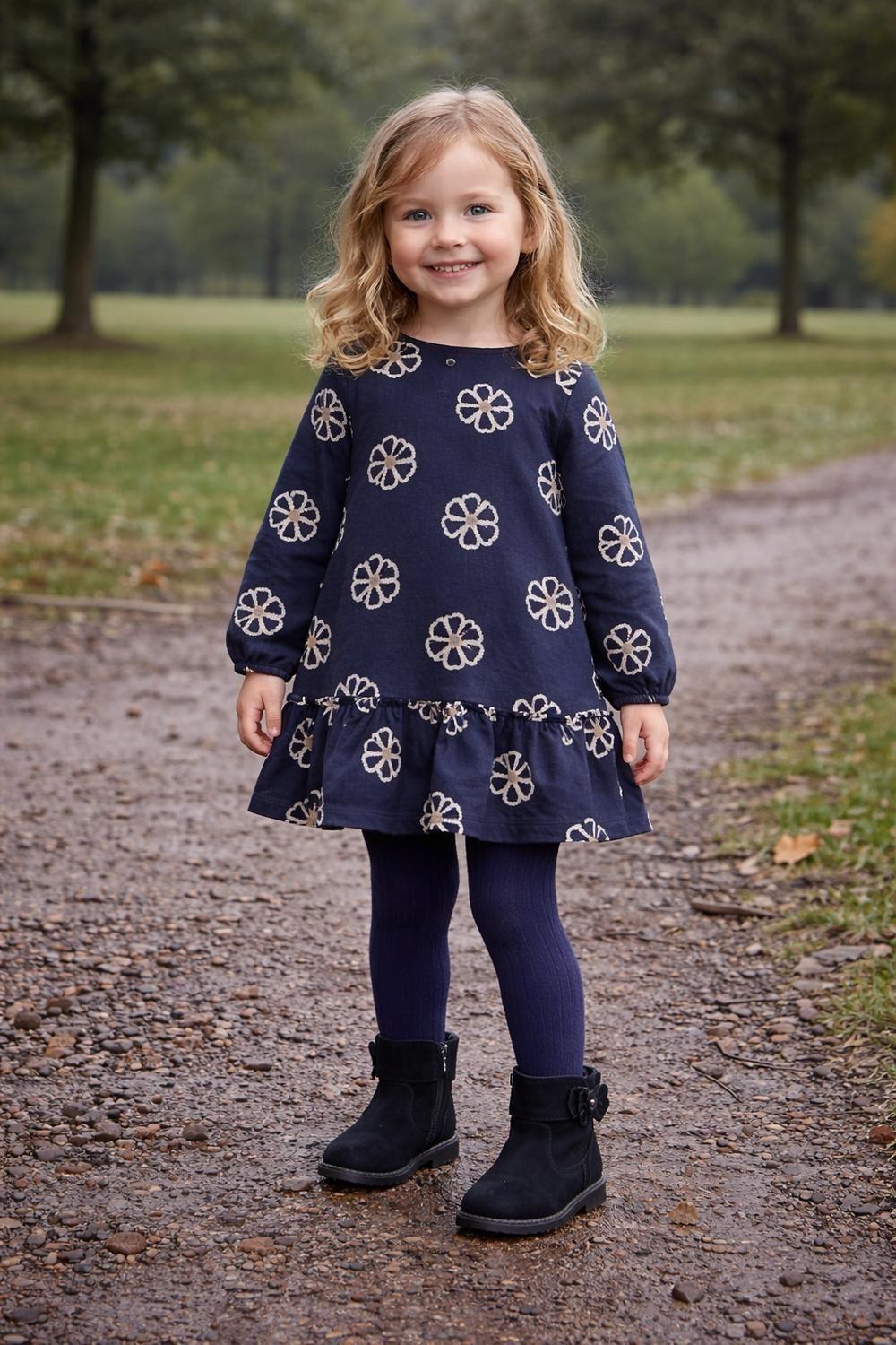 Vestido punto jacquard-1