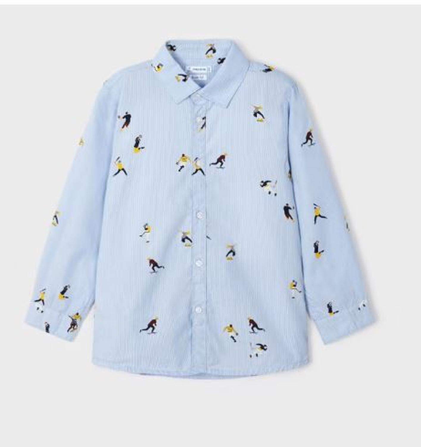 1 CAMISA ESTAMPADA ALGODON-1