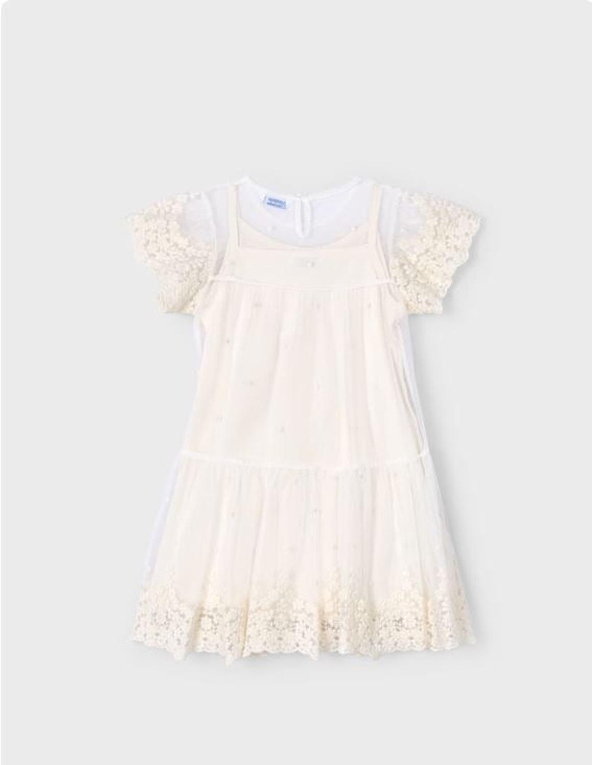 Vestido tul bordado niña-2