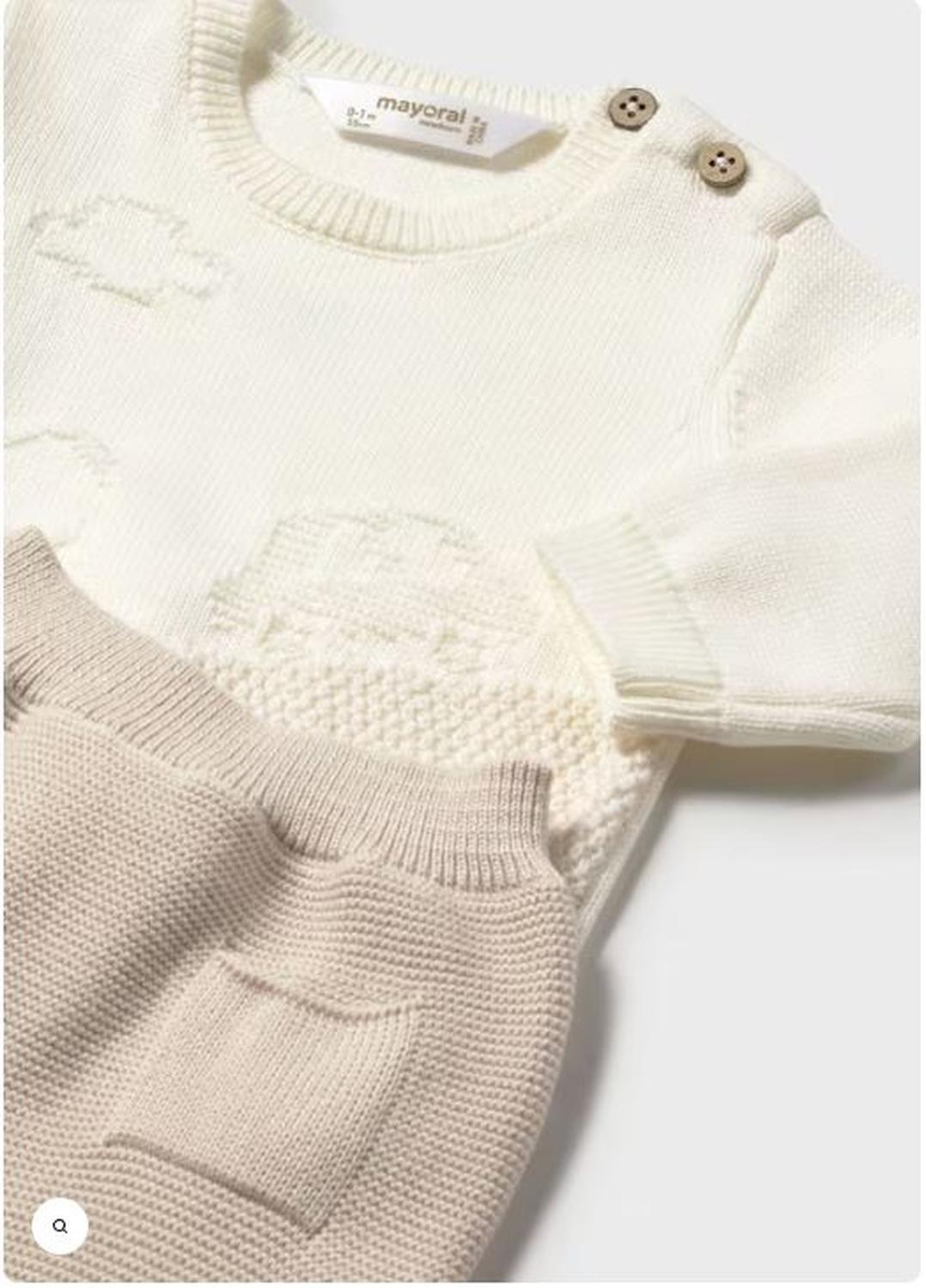 Polaina y jersey tricot bicolor-2