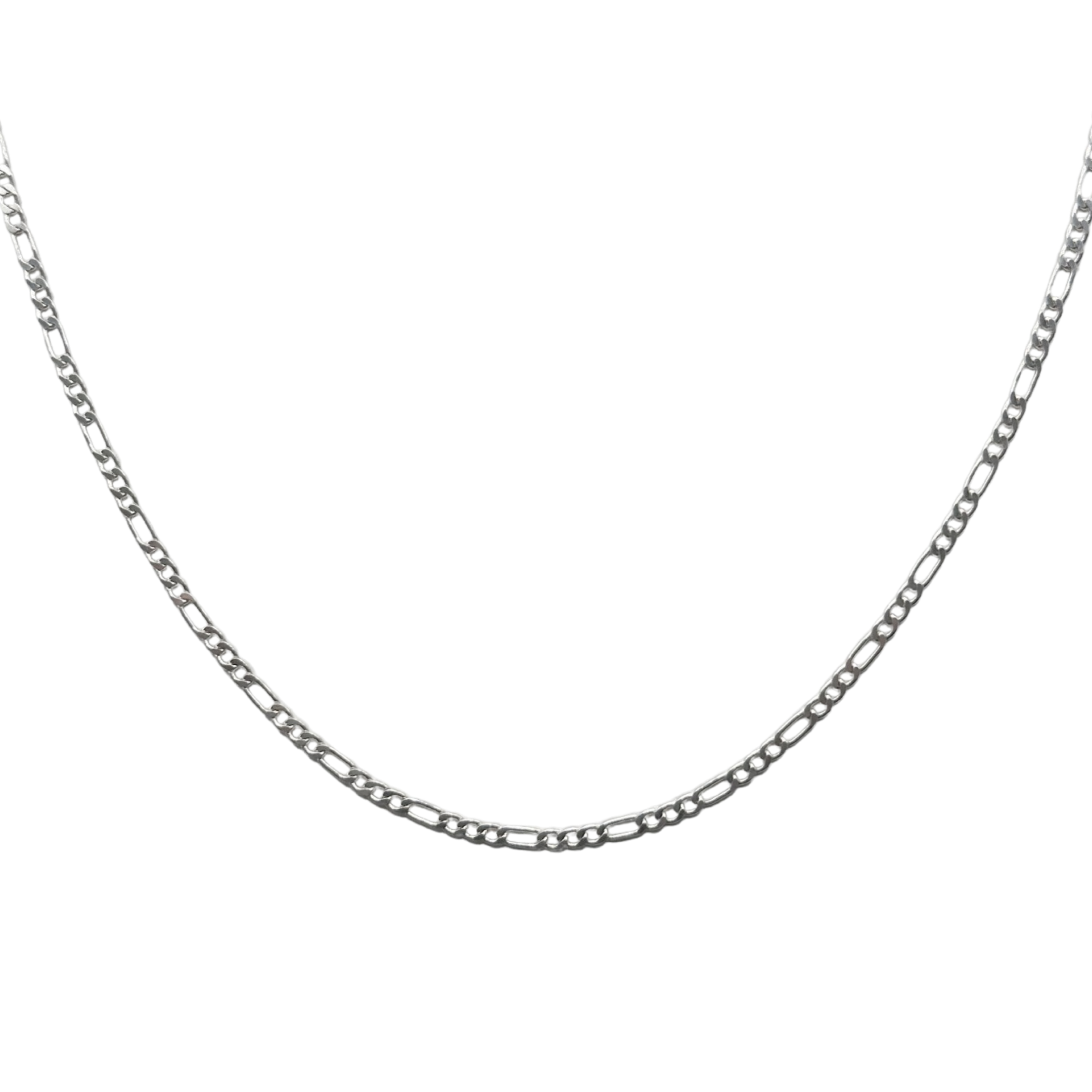 Collar Cadena Eslabones Modelo Cartier Plata-0