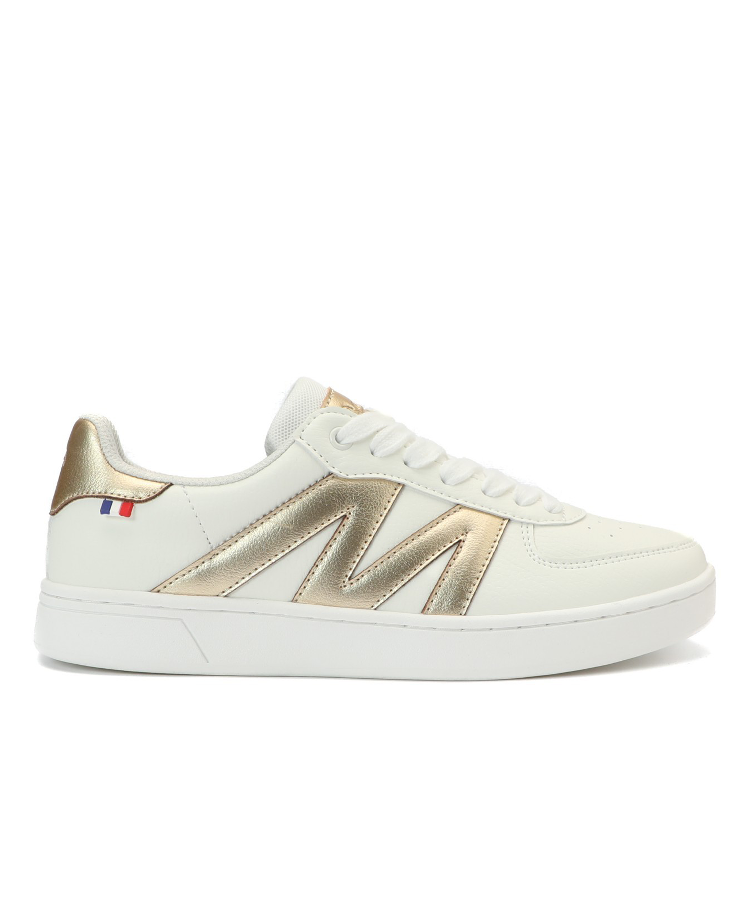Zapatilla Casual Urbana Mujer Blanco Dorado Michelin Ps20-0