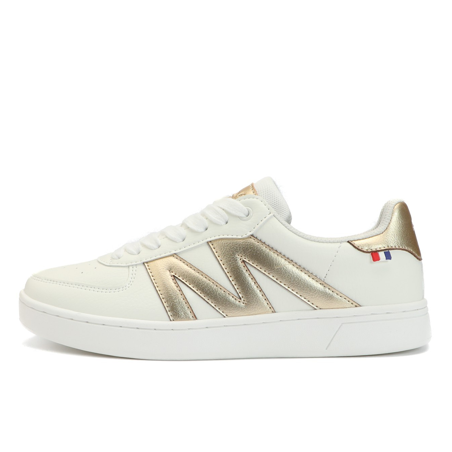 Zapatilla Casual Urbana Mujer Blanco Dorado Michelin Ps20-3