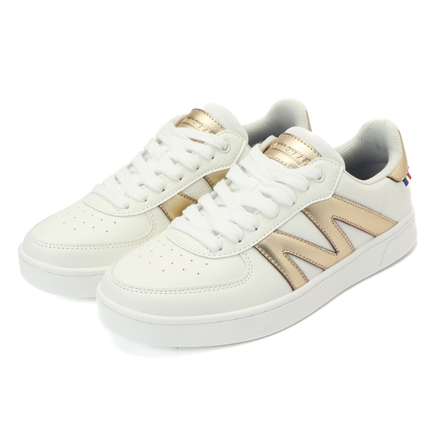 Zapatilla Casual Urbana Mujer Blanco Dorado Michelin Ps20-4