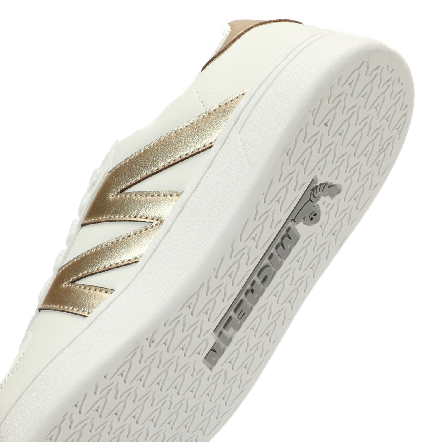Zapatilla Casual Urbana Mujer Blanco Dorado Michelin Ps20-6